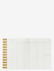 Notem - Alva - annual calendar 2023 (A6) - alhaisimmat hinnat - ochre stripe - 3