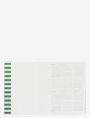 Notem - Alva - annual calendar 2023 (A5) - alhaisimmat hinnat - green stripe - 2