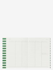 Notem - Alva - annual calendar 2023 (A5) - laveste priser - green stripe - 3