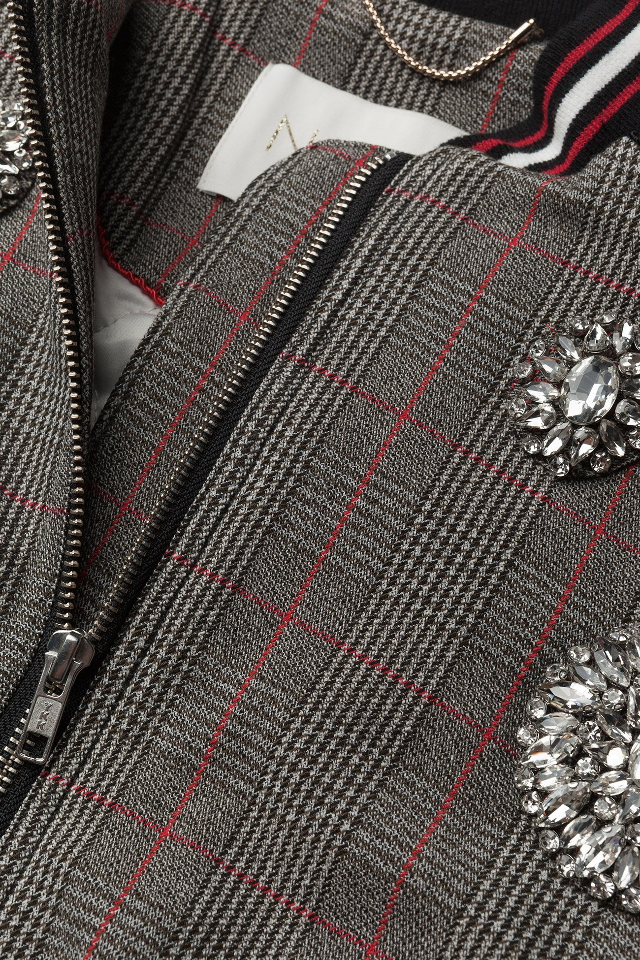 Notes du Nord - Heaven Bomber Jacket - checked - 2