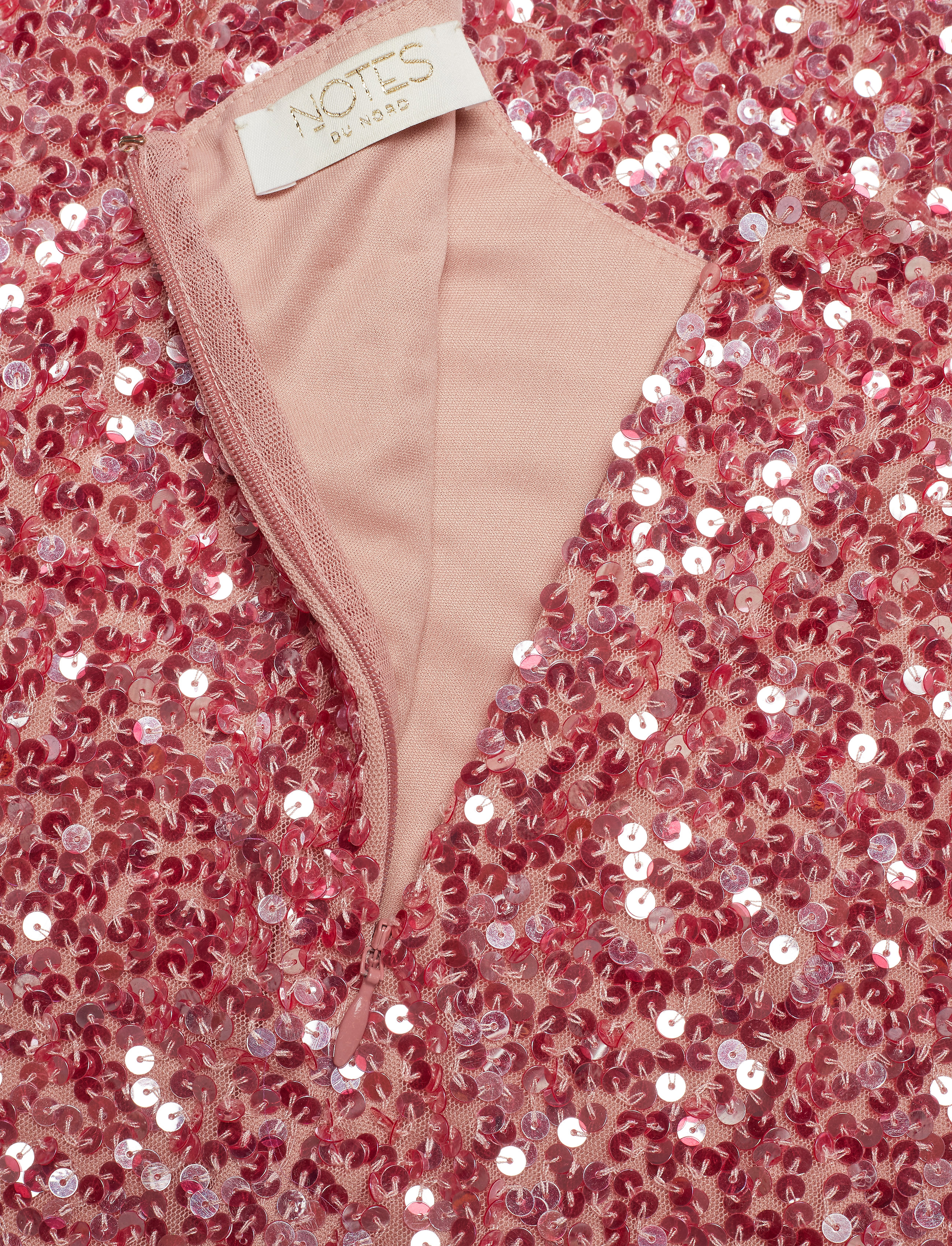 Notes du Nord - Lavish Drape Dress - pink dream - 3