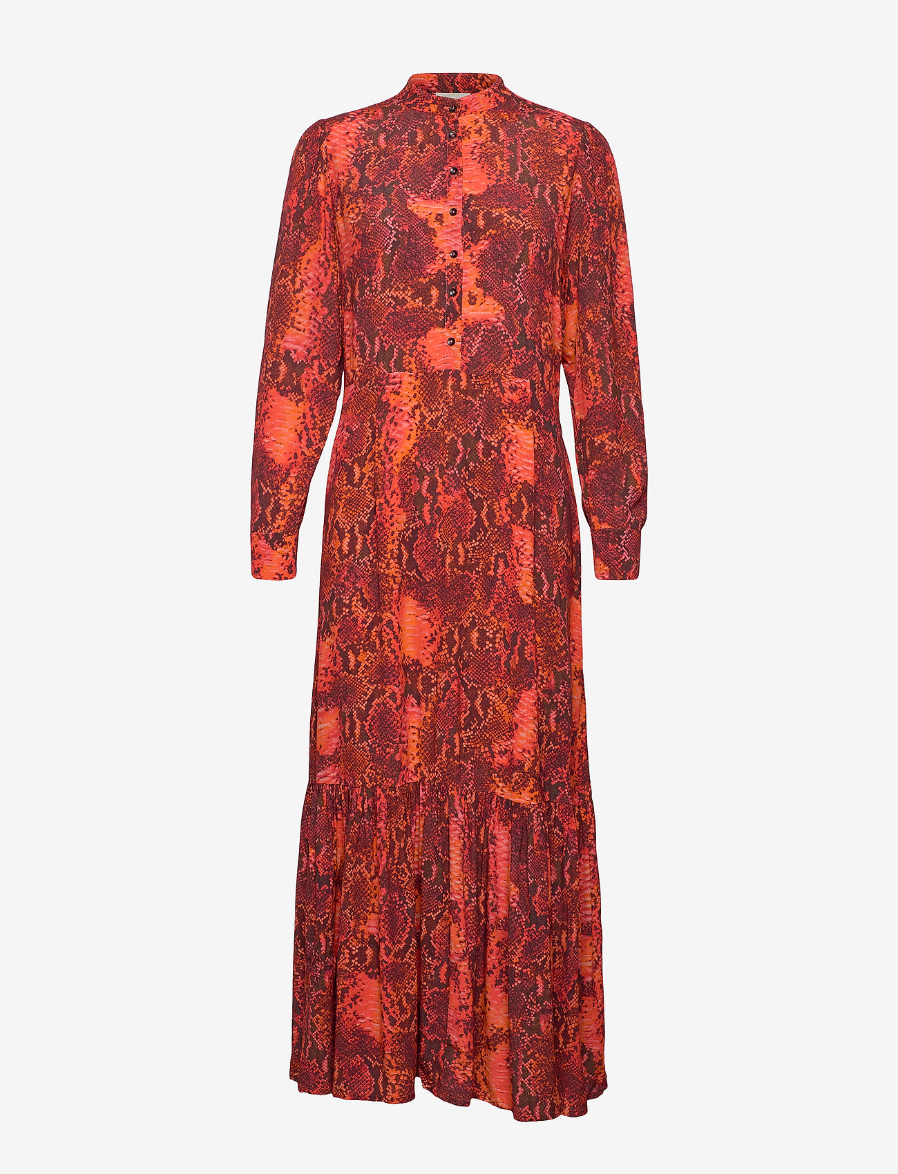 Notes du Nord - Monroe Dress - scarlet snake - 0
