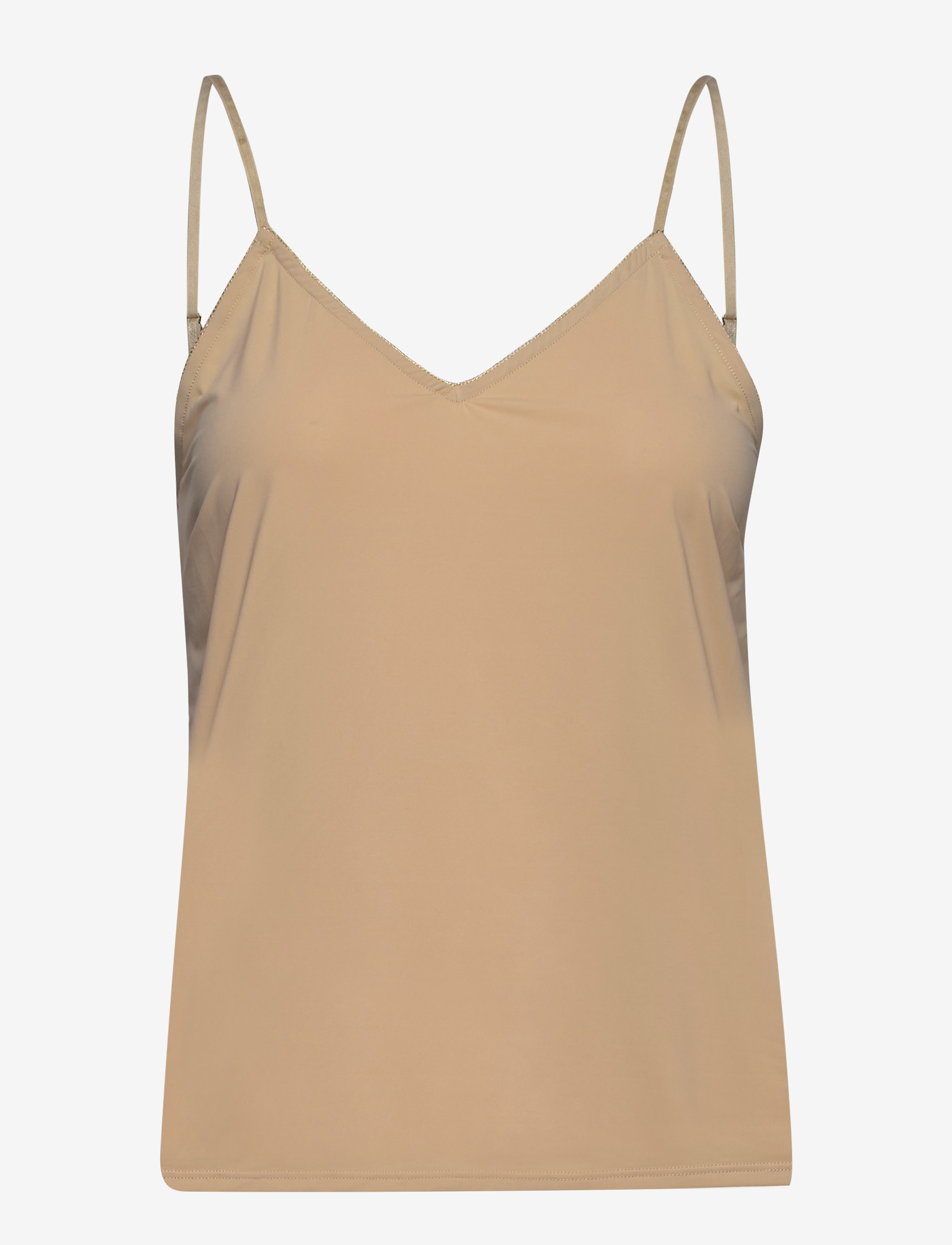NOTES DU NORD Melanie Slip Oberteil Beige - XL - Damen
