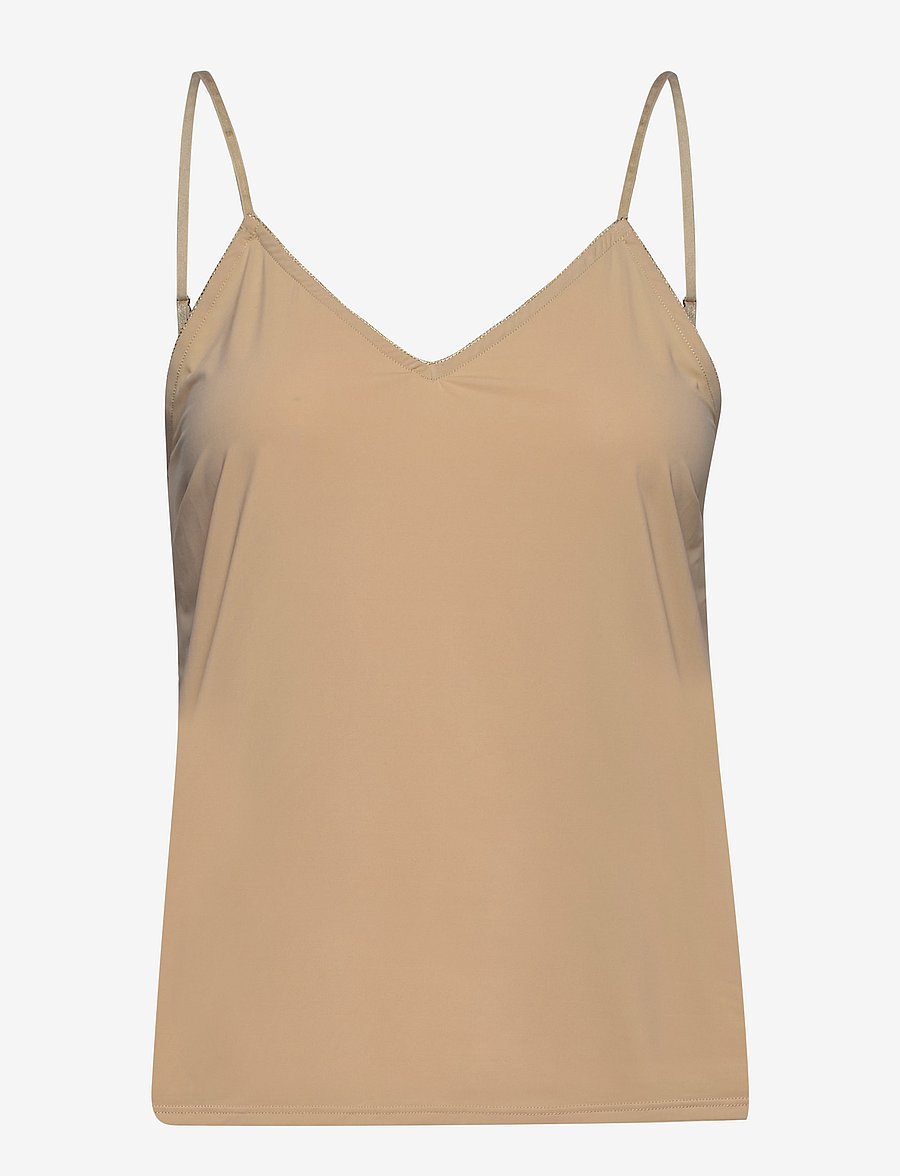 Notes du Nord - Melanie Slip Top - Ärmellose tops - nude - 0