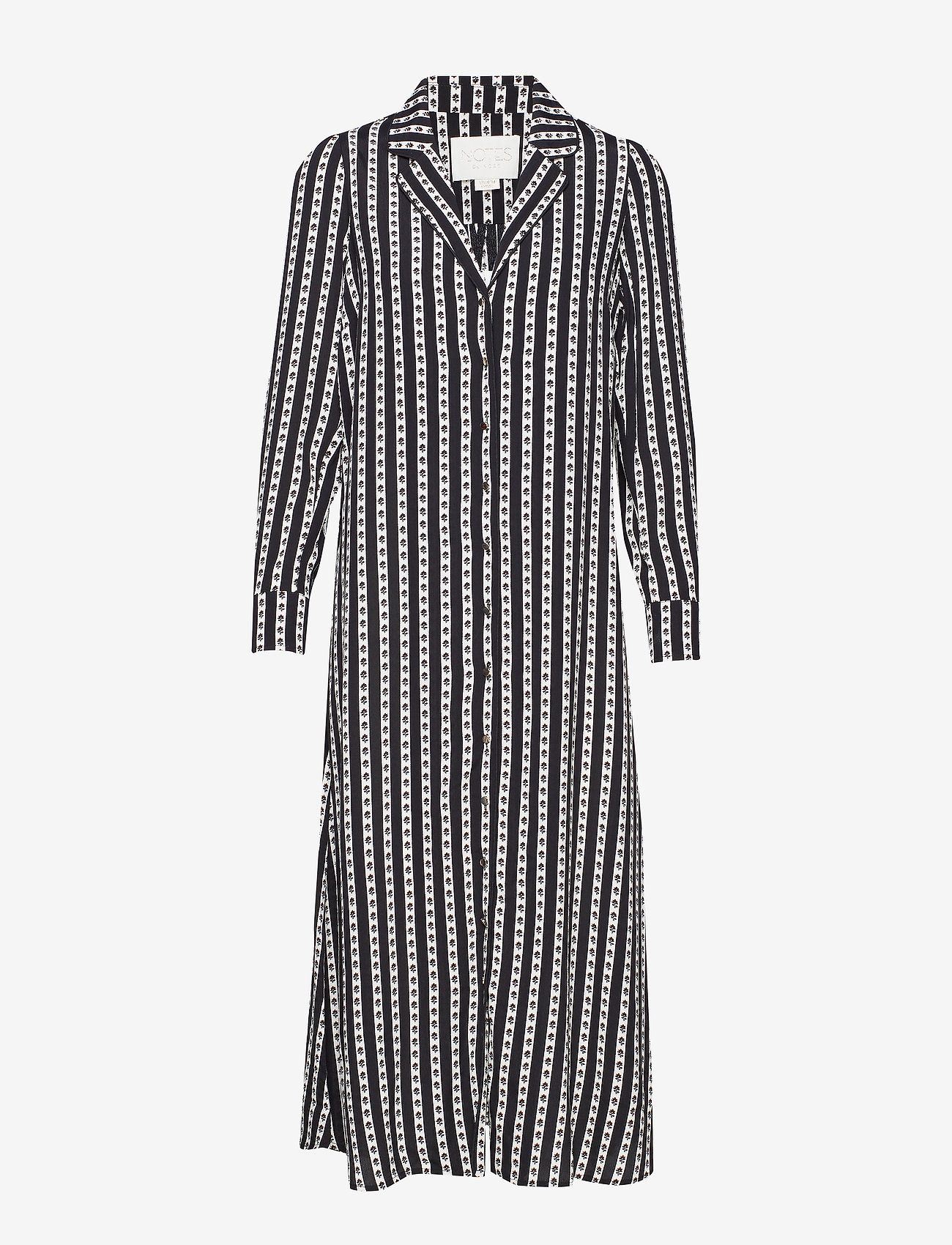 Notes du Nord - Nelly Dress - flower stripe - 1