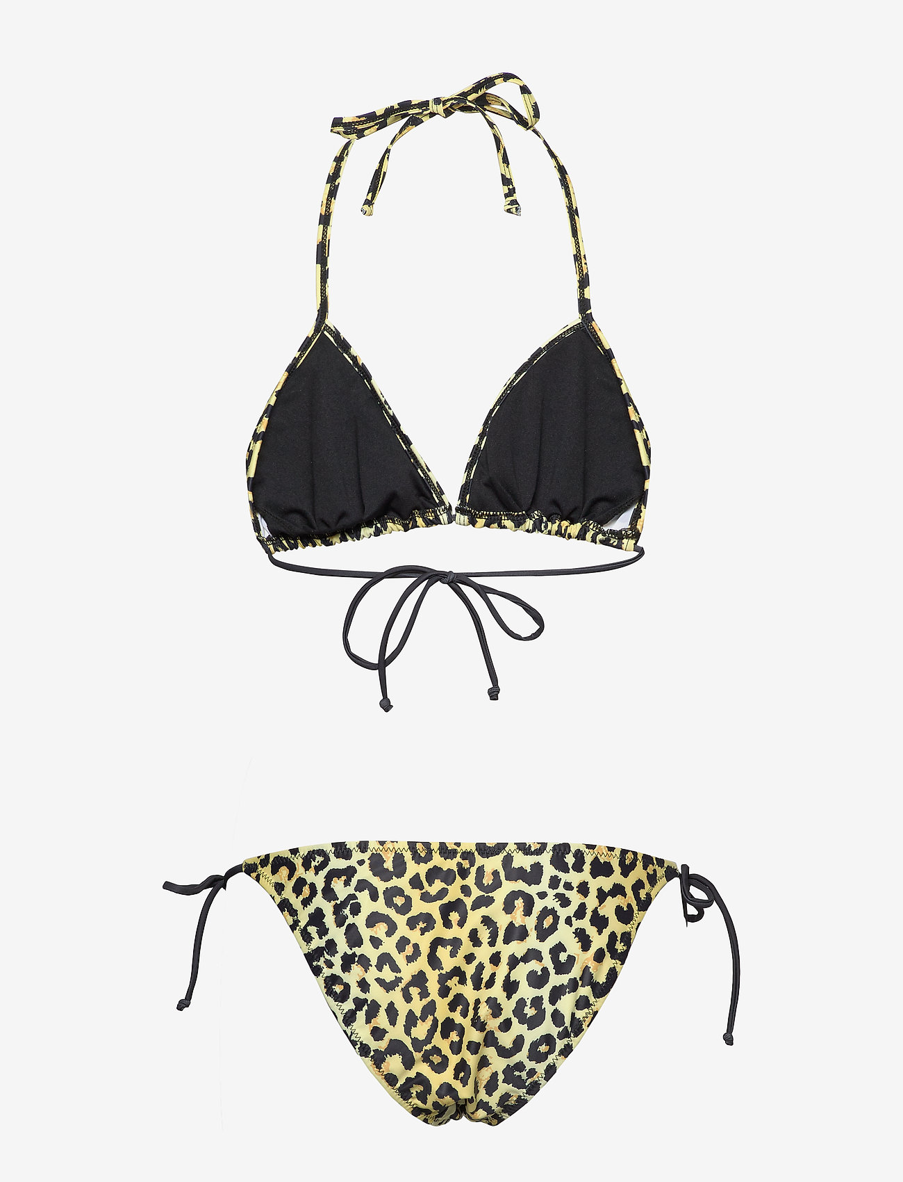 Notes du Nord - Obi Triangle Bikini - lemon leopard - 1