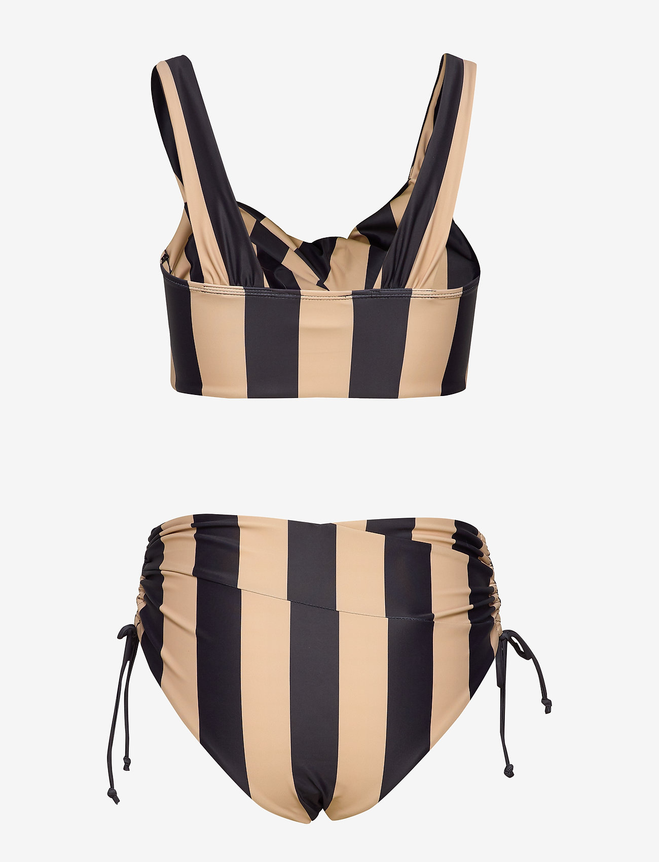 Notes du Nord - Obi Twist Bikini - noir stripe - 1