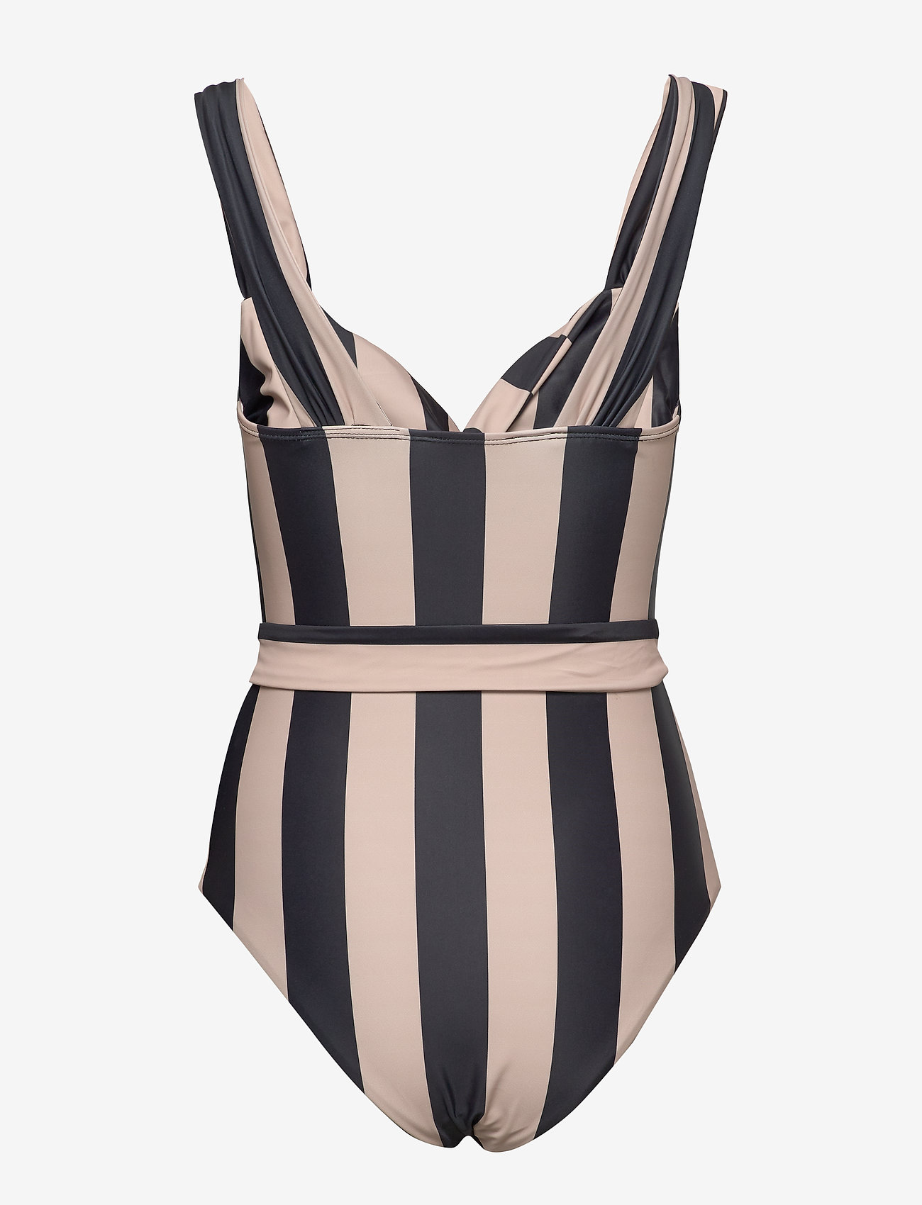 Notes du Nord - Obi Twist Swimsuit - noir stripe - 3