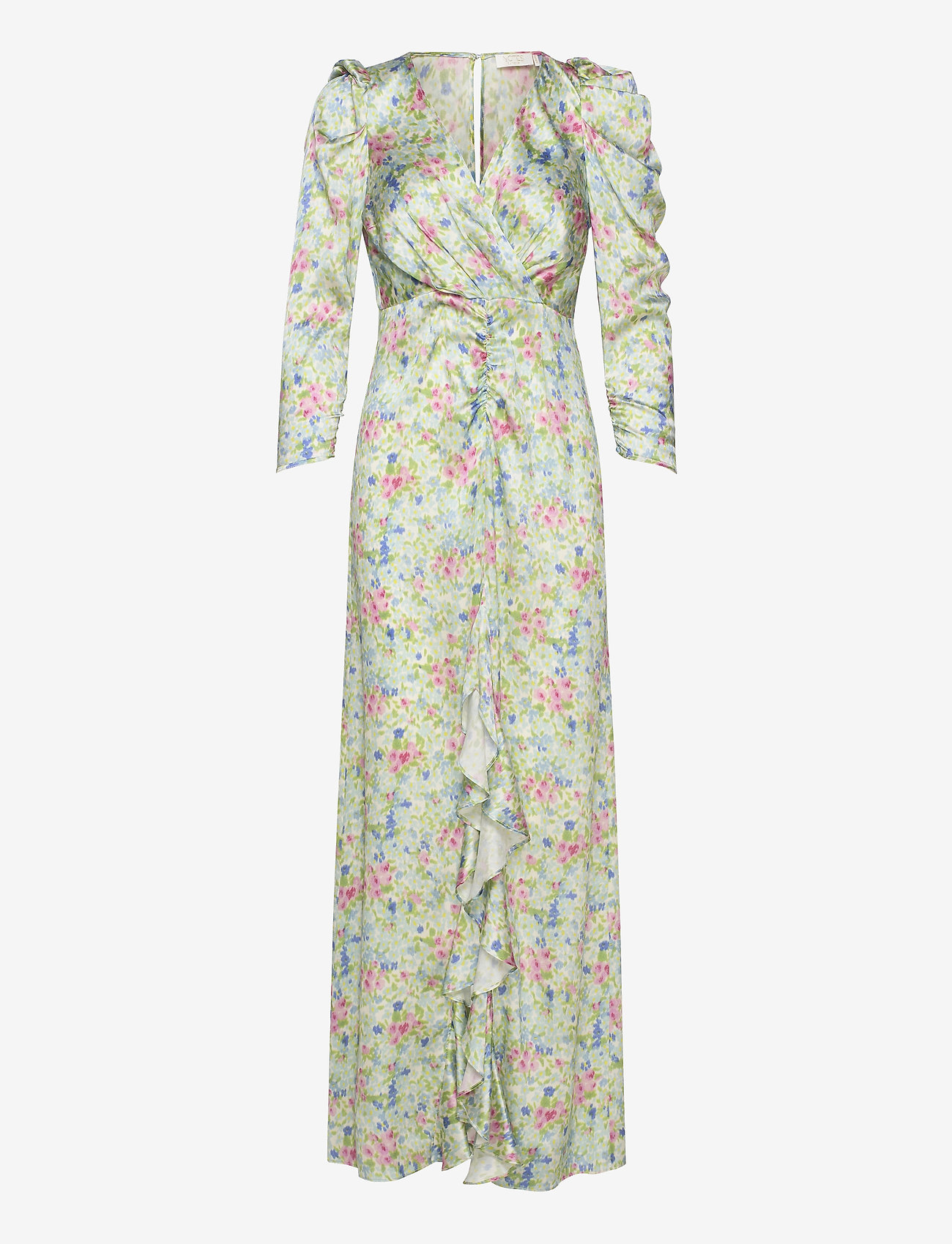 Notes du Nord - Odeon Drape Silk Dress P - romantic flower - 0