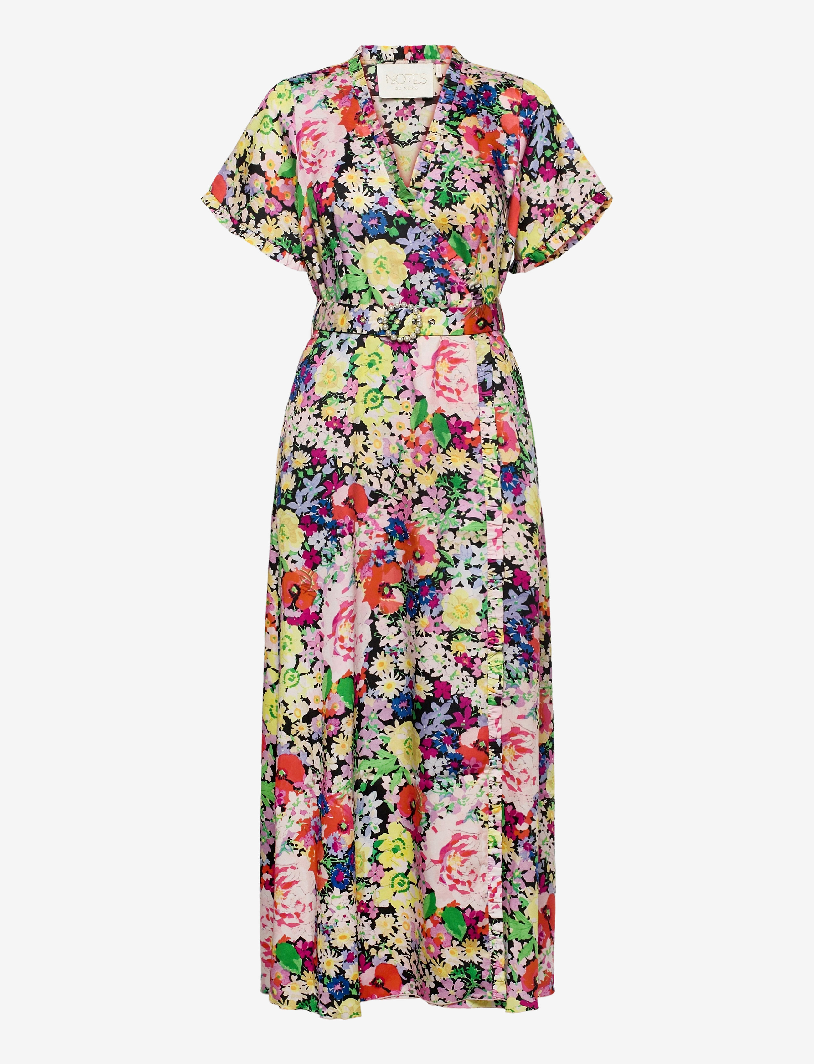 Notes du Nord - Paris Wrap Dress P - wild flower - 0
