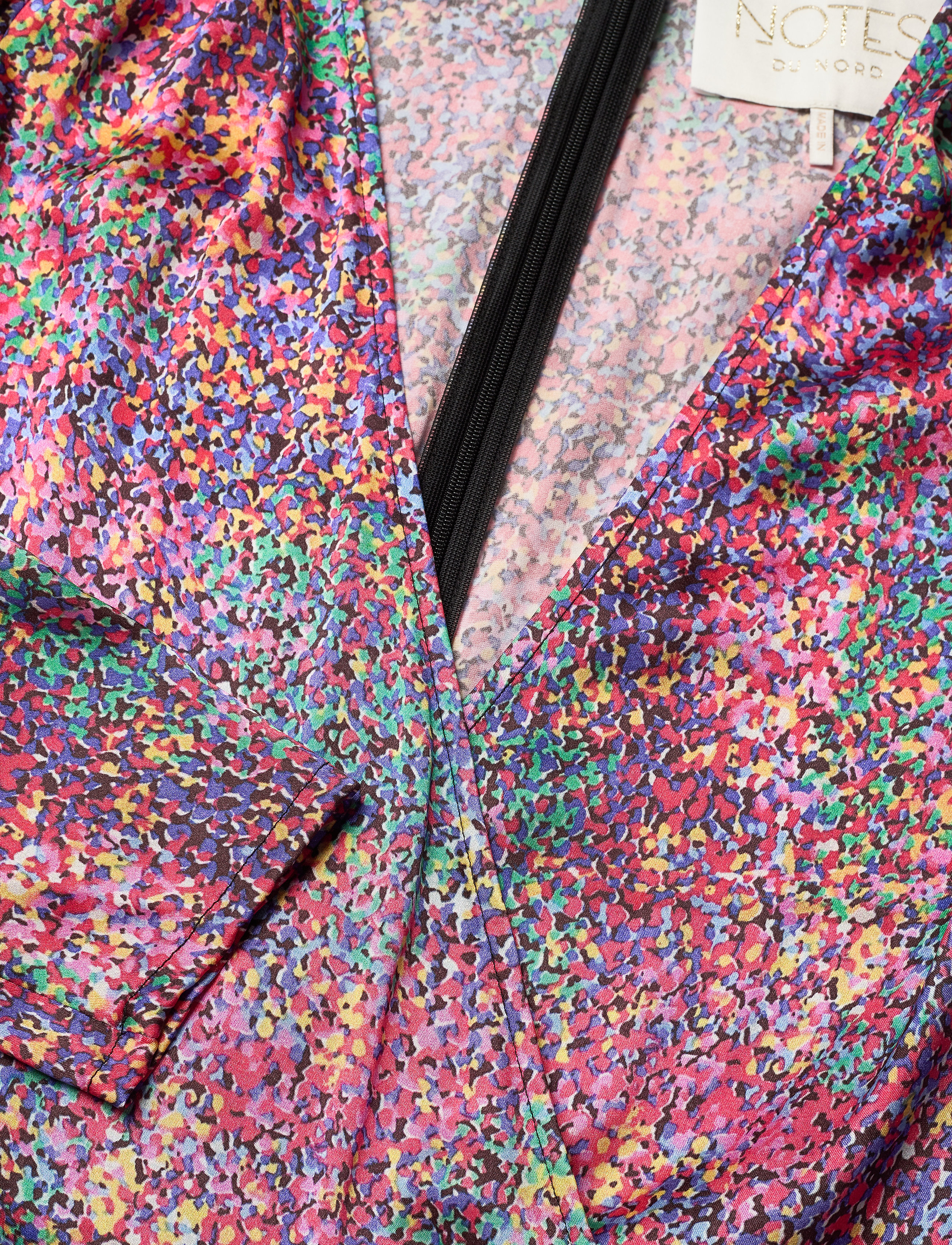 Notes du Nord - Passion Silk Maxi Dress - confetti - 2