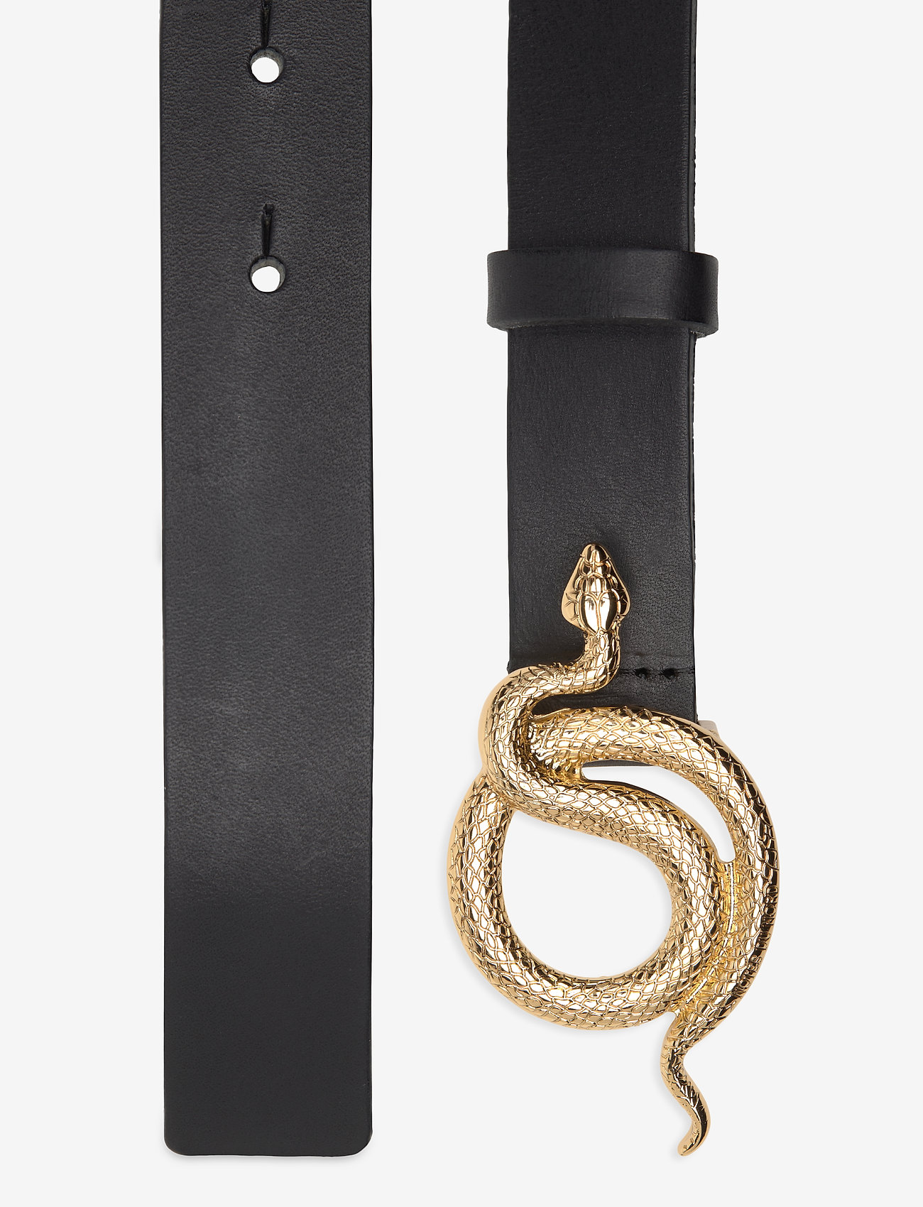 Notes du Nord - Paxton Leather Belt - noir/gold - 1