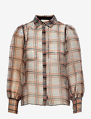 Notes du Nord - Roxie Shirt - langærmede skjorter - checked - 0