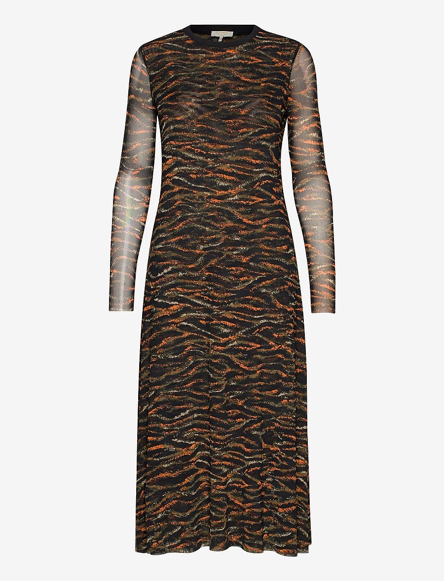 Notes du Nord - Rain Dress - midiklänningar - zebra - 0