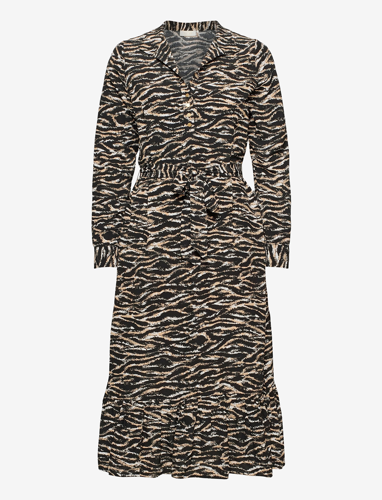 Notes du Nord - Rosie Zebra Dress - vidutinio ilgio suknelės - zebra - 0