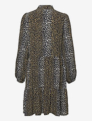 Notes du Nord - Taylor Leopard Short Dress - sommarklänningar - leopard - 1