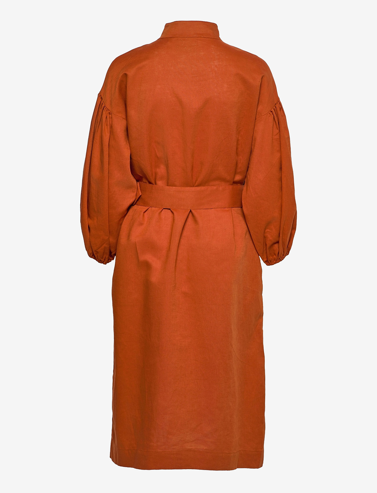 Notes du Nord - Velvet Dress - vasarinės suknelės - burnt caramel - 1