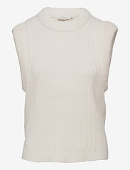 Notes du Nord - Vibe Top - knitted vests - cream - 0