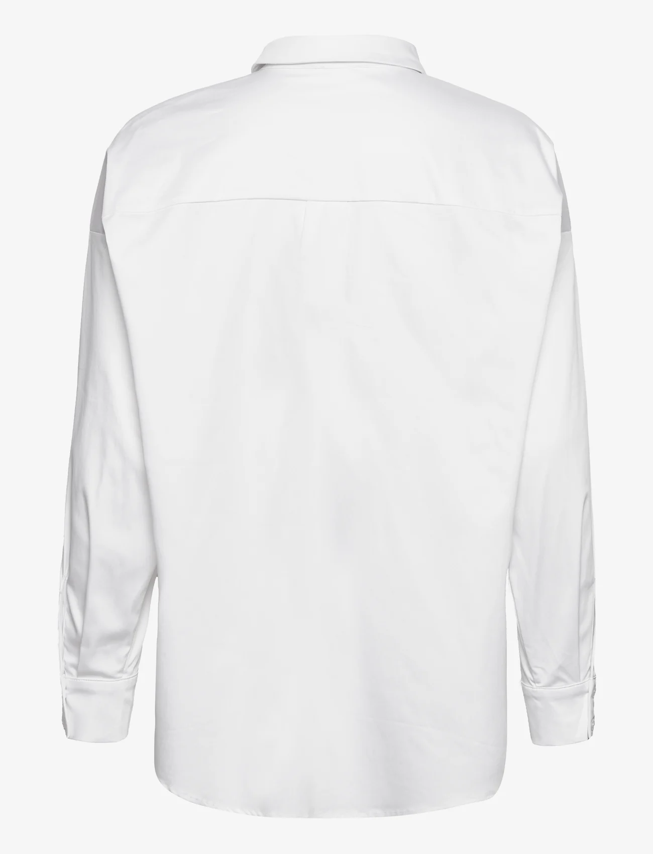 Notes du Nord - Kira Shirt - långärmade skjortor - white - 1
