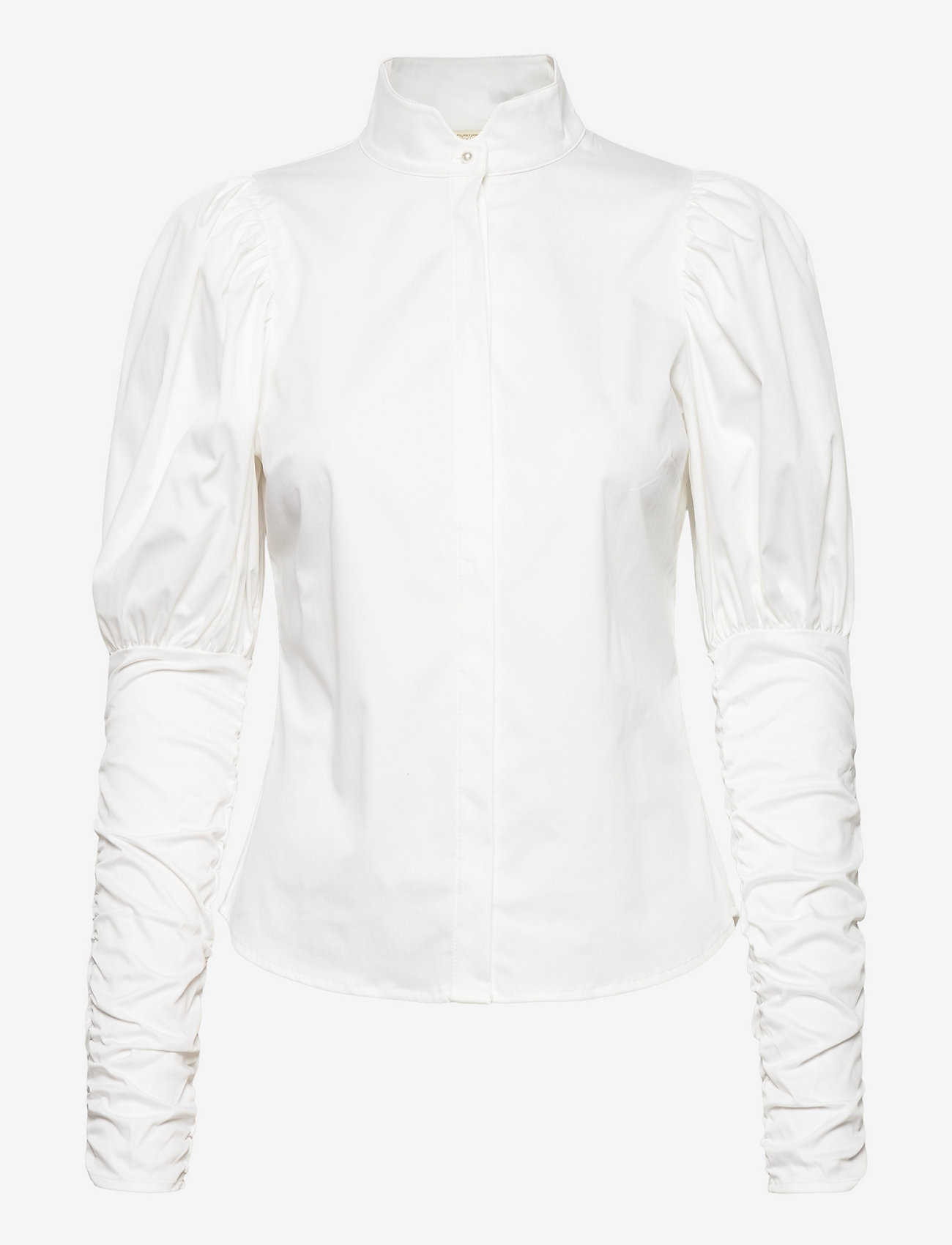 Notes du Nord - Nila Shirt - long-sleeved blouses - white - 0