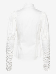 Notes du Nord - Nila Shirt - long-sleeved blouses - white - 1