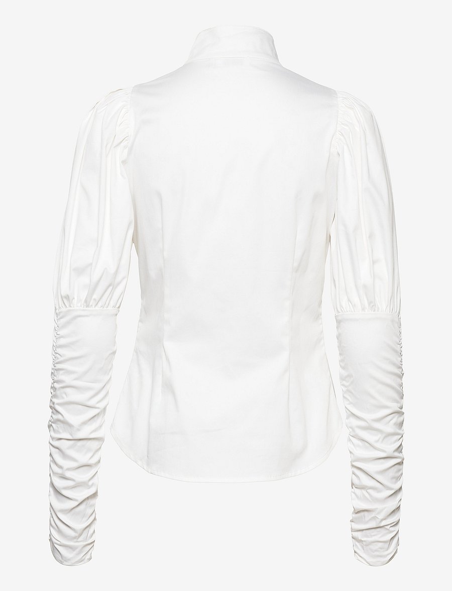Notes du Nord - Nila Shirt - langärmelige blusen - white - 1