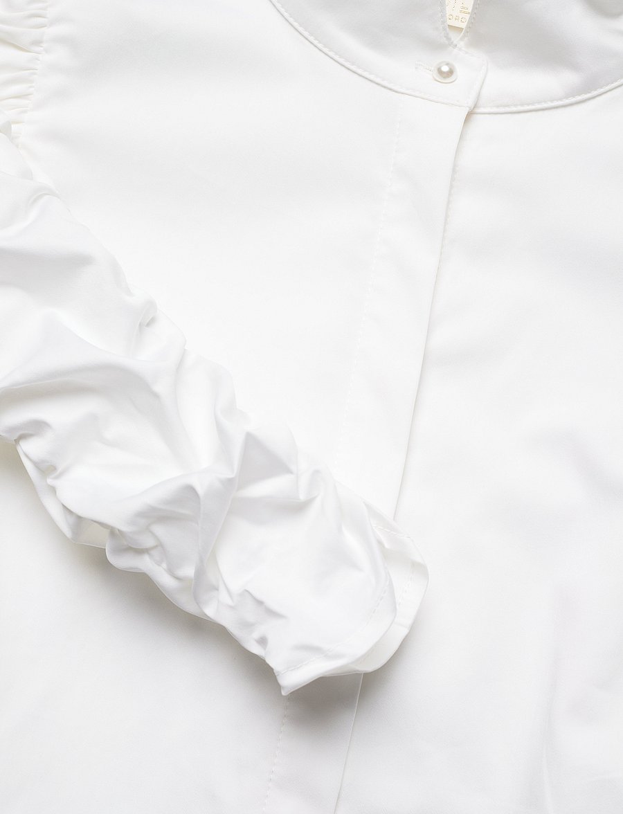 Notes du Nord - Nila Shirt - langärmelige blusen - white - 2