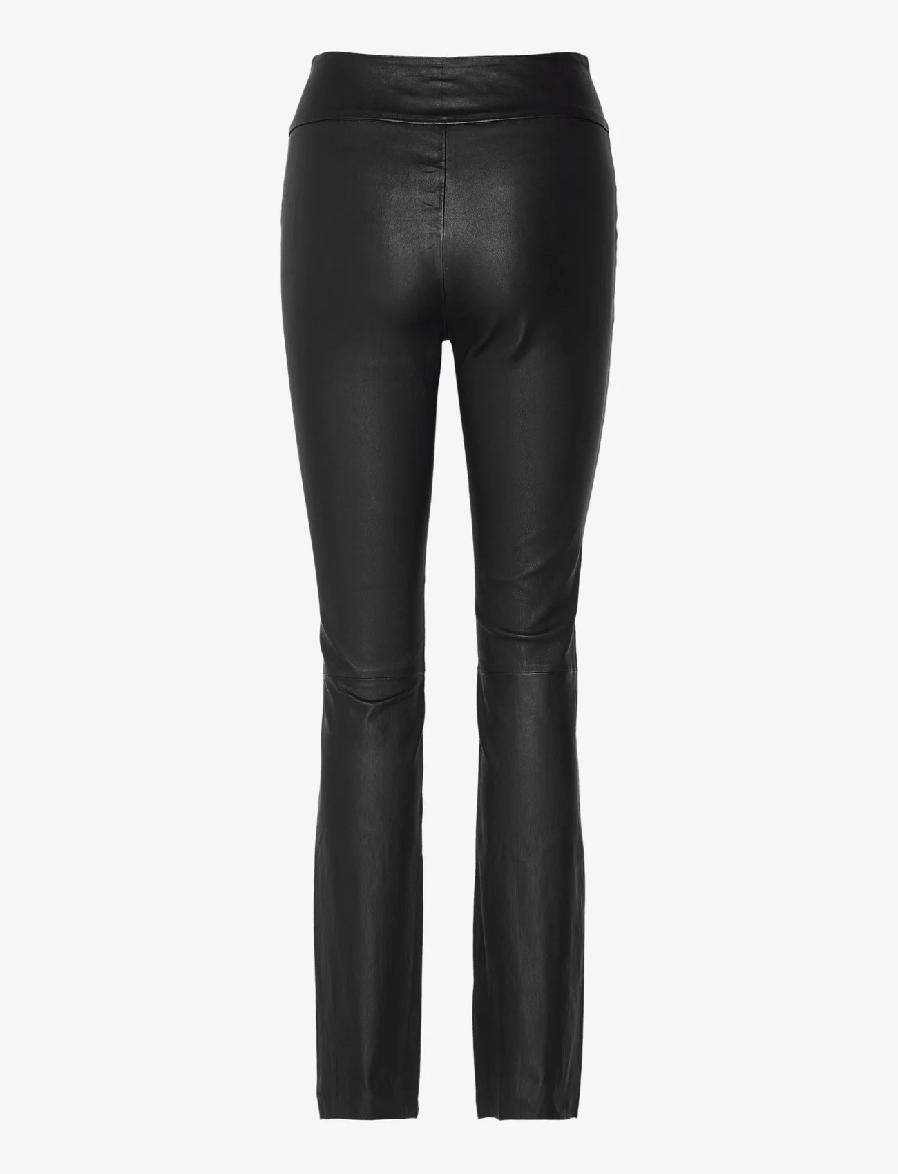 Notes du Nord - Anna Leather Pants - ballīšu apģērbs par outlet cenām - noir - 1