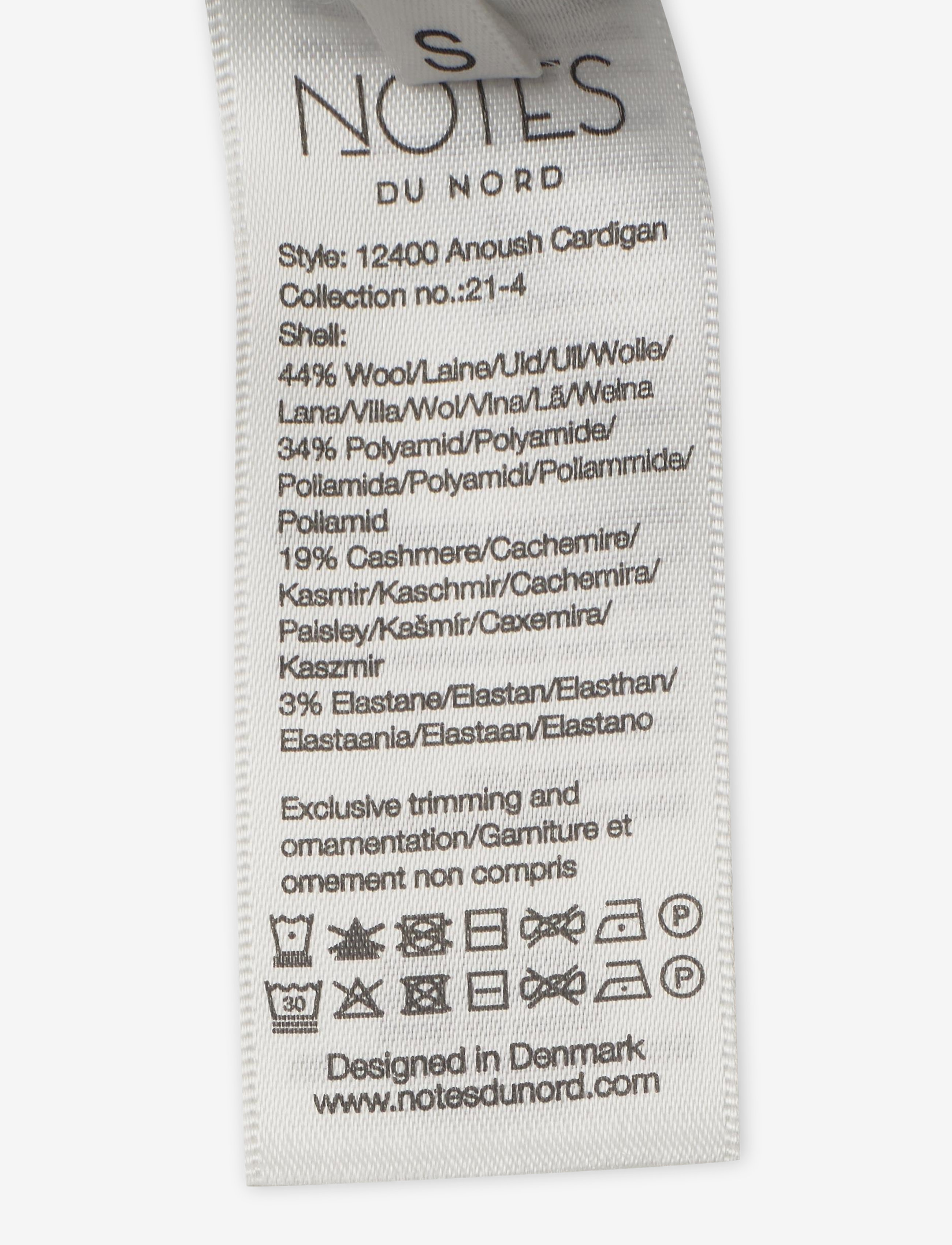 Notes du Nord - Anoush Cardigan - grey melange - 3