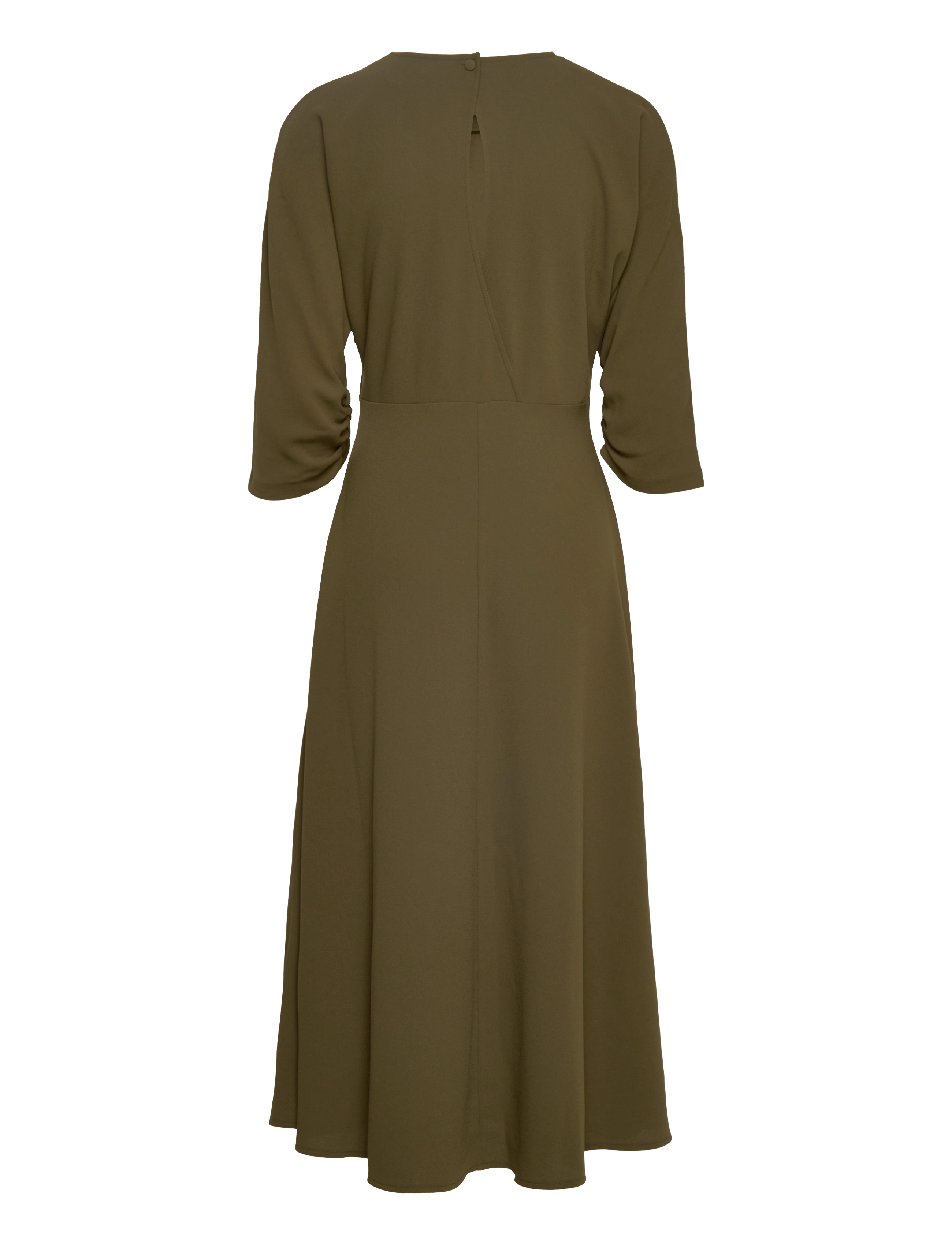 Notes du Nord - Oliana O-Neck Dress - dark olive - 1