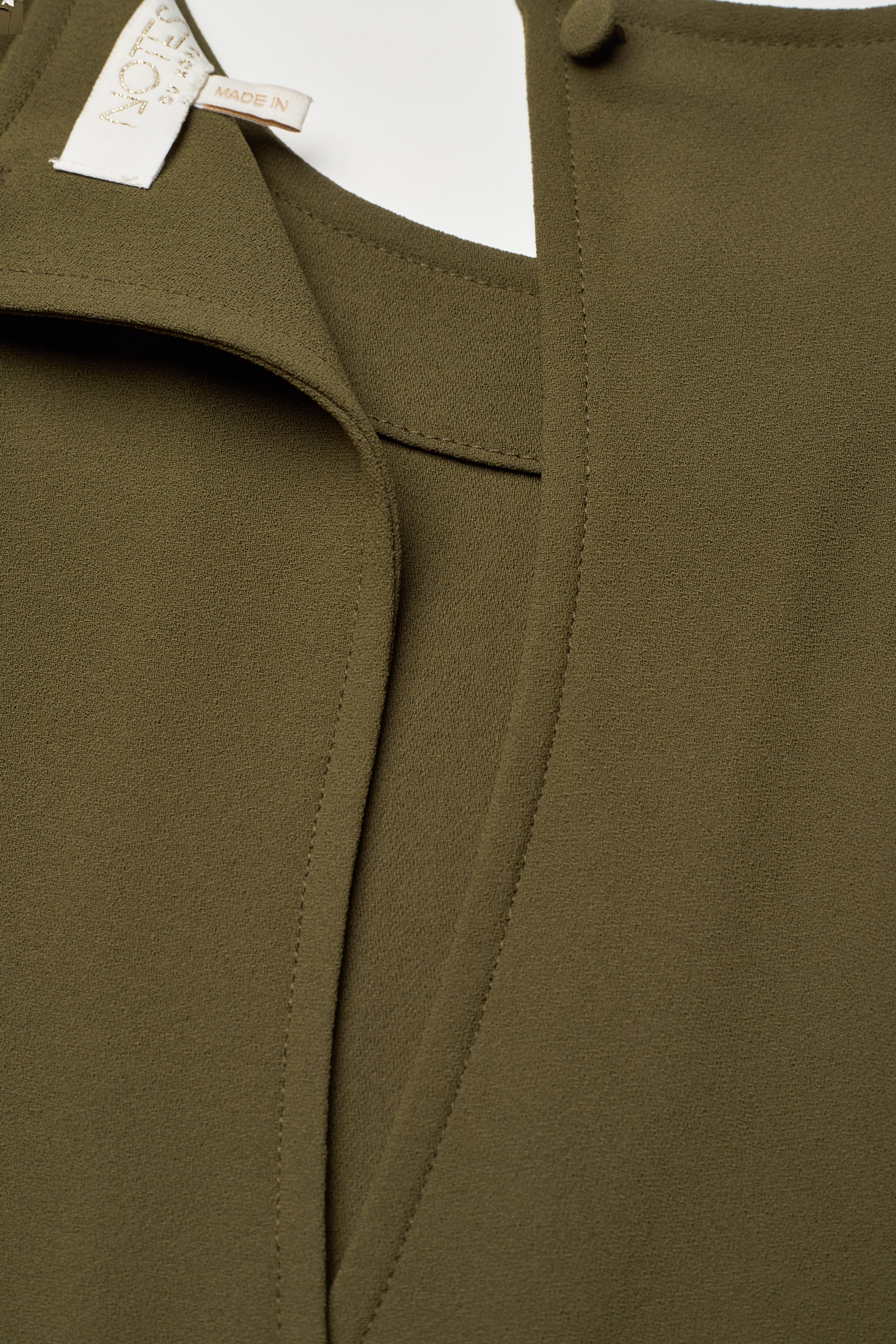Notes du Nord - Oliana O-Neck Dress - dark olive - 4