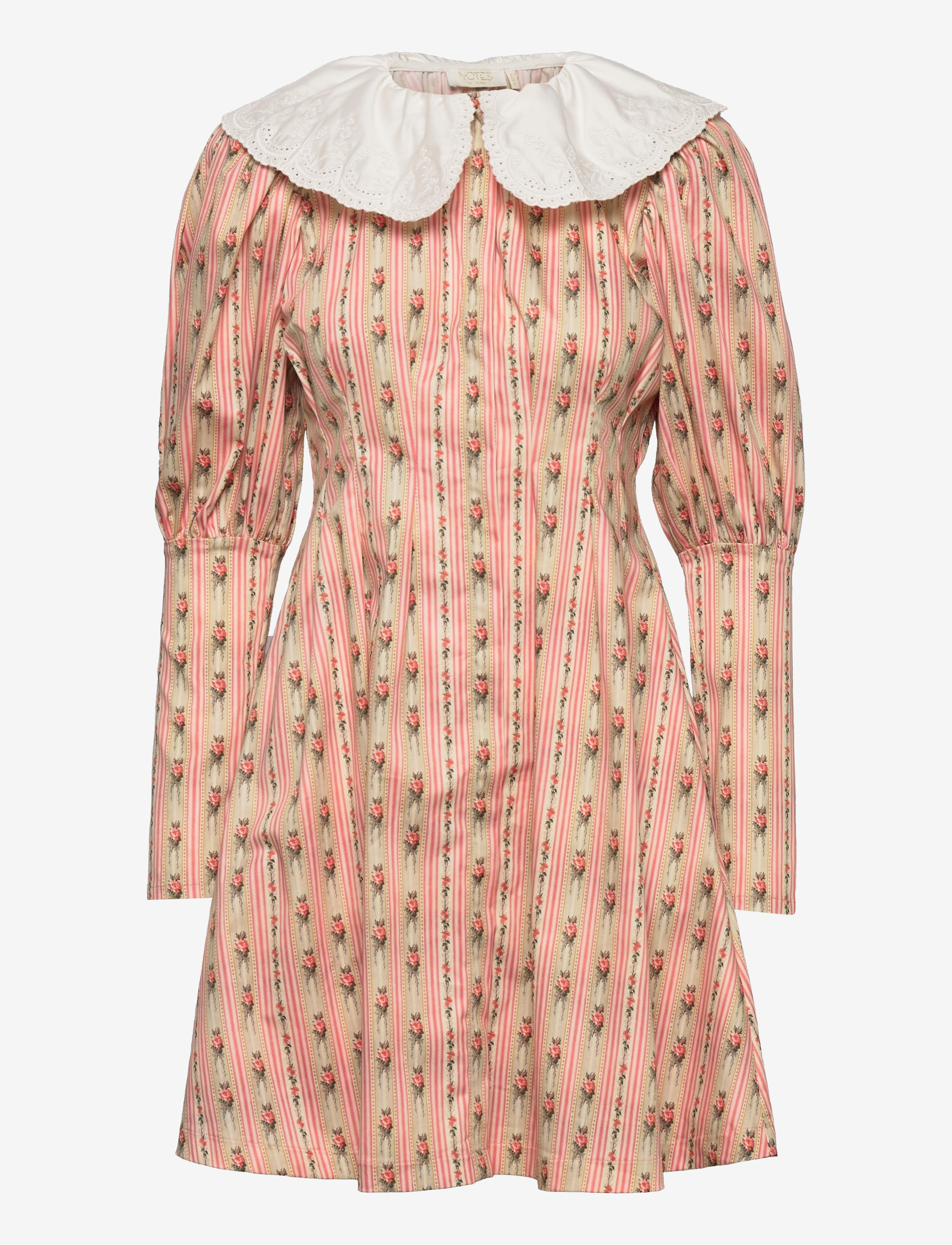 Notes du Nord Beth Dress - Kleidid - FLOWER STRIPE / pink/rose