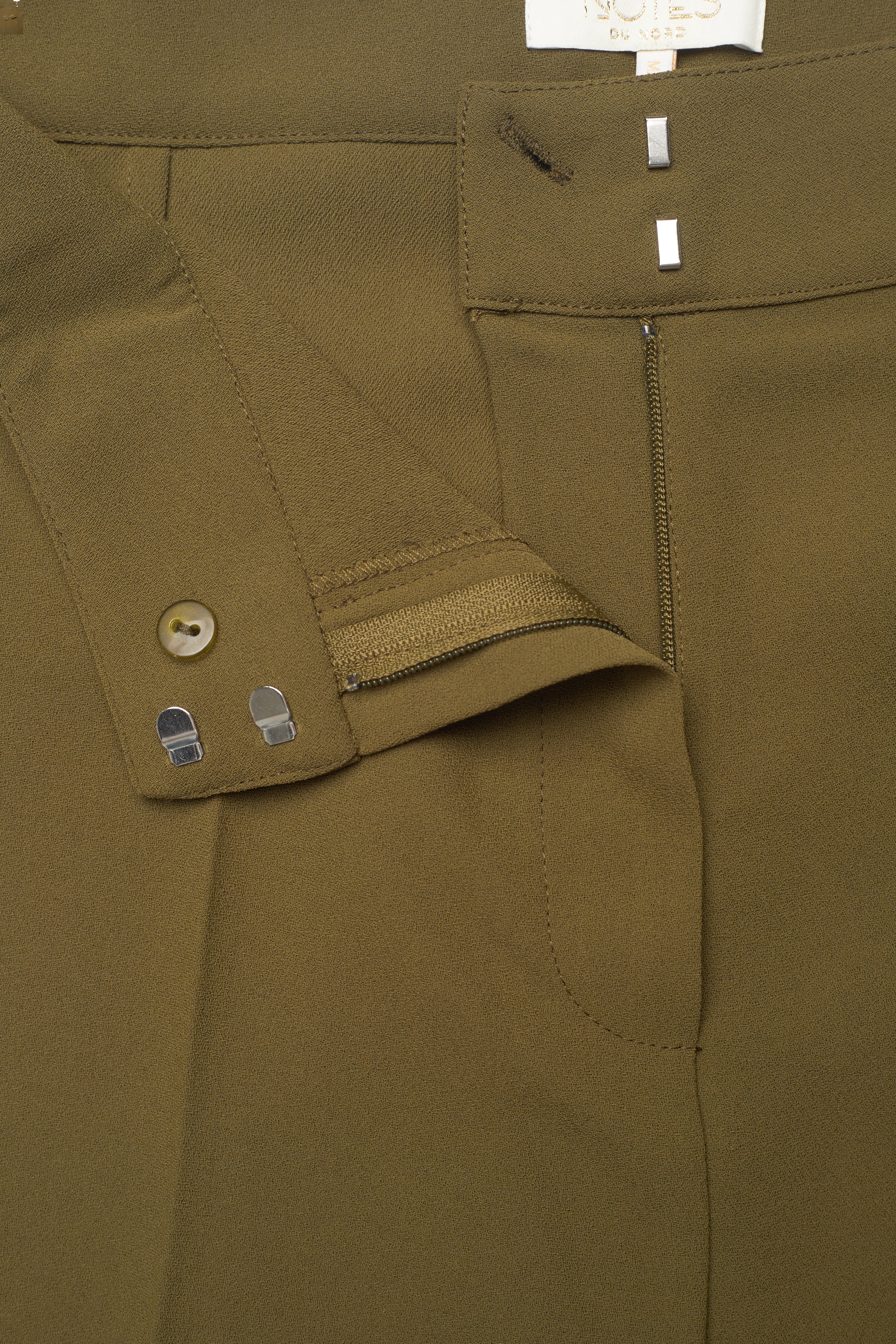 Notes du Nord - Oliana Pants Dark Olive - dark olive - 2
