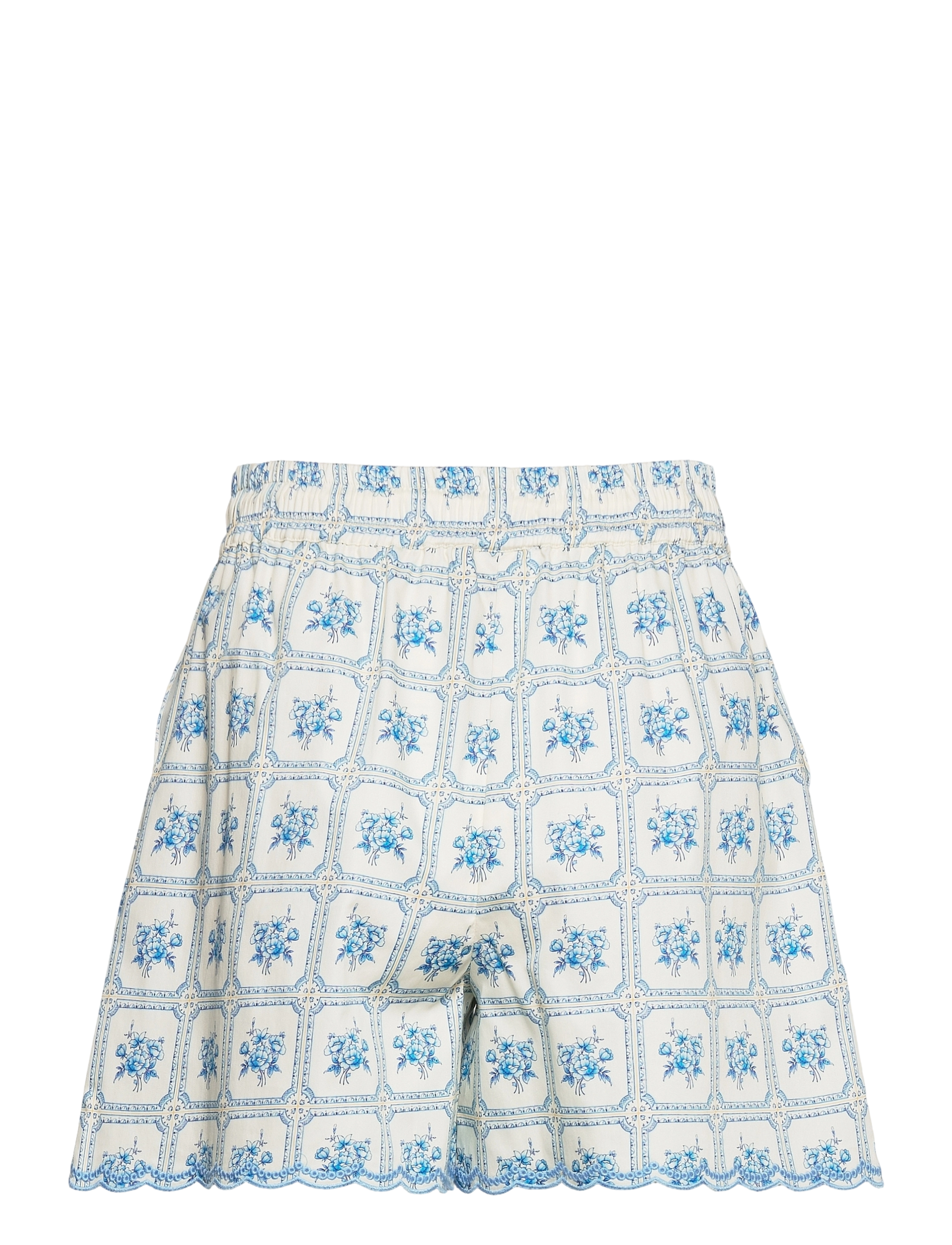 Notes du Nord - Cleo Shorts - flower tiles - 1