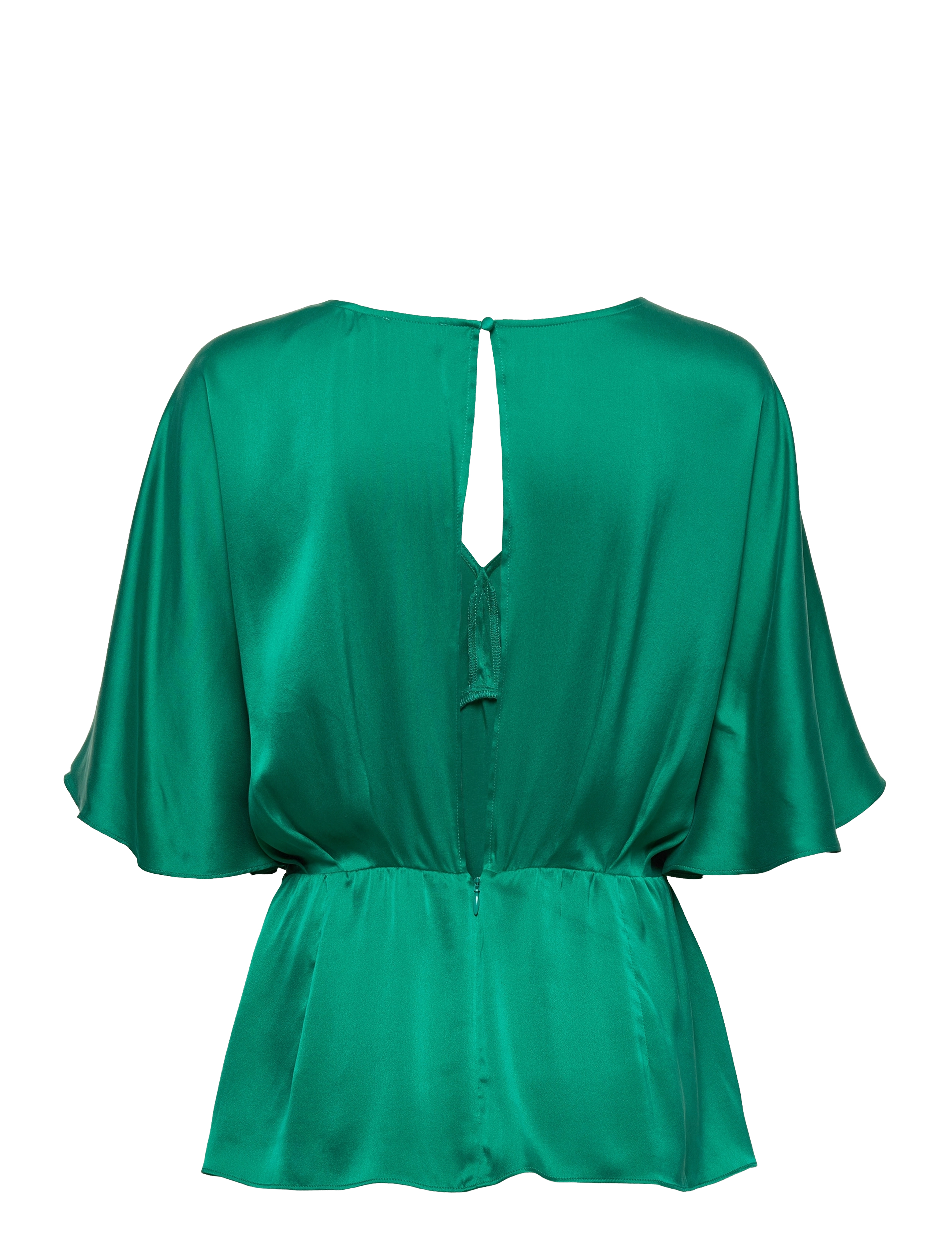 Notes du Nord - Cilla Organic Silk Top - emerald - 1