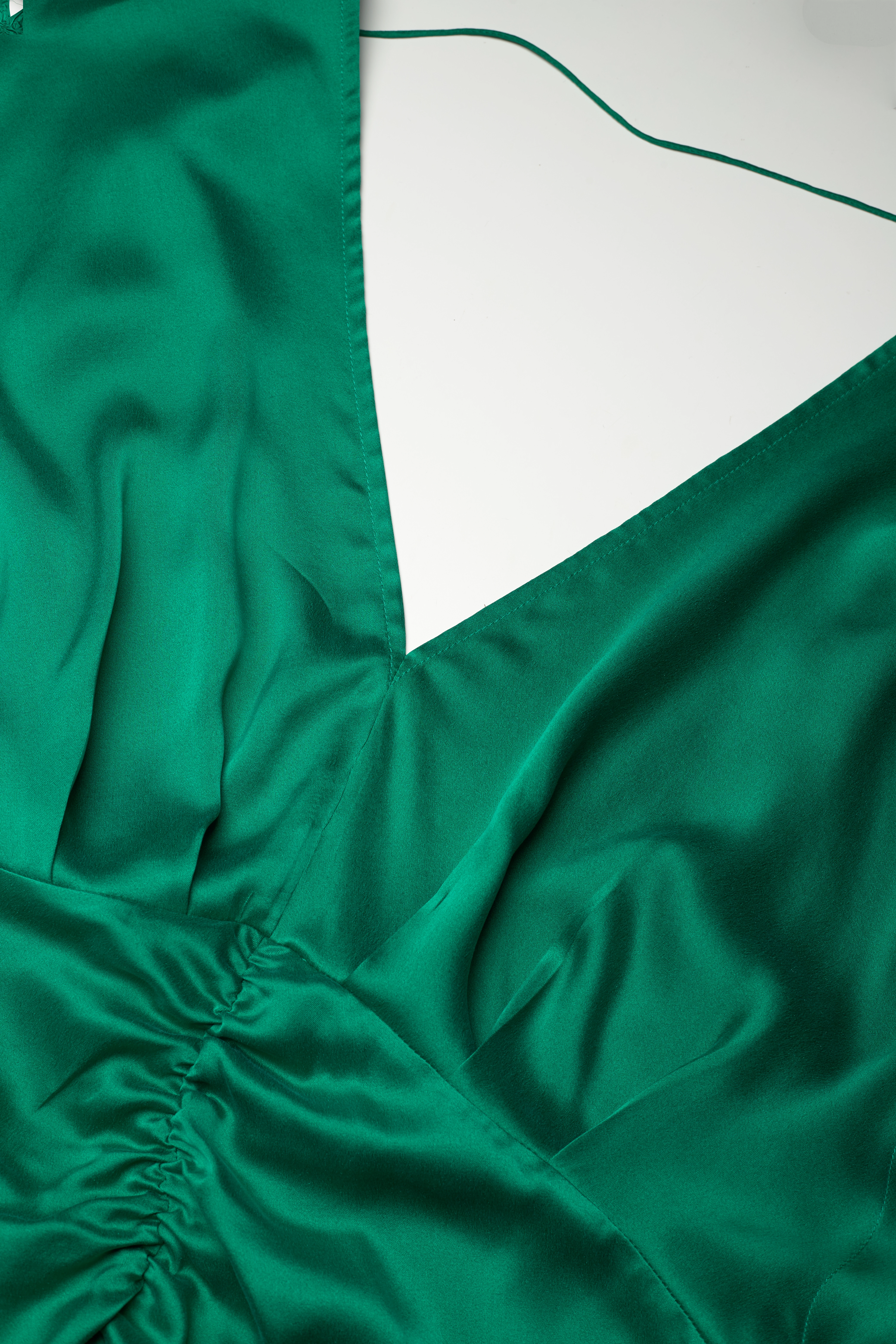 Notes du Nord - Cilla Organic Silk Dress - emerald - 4