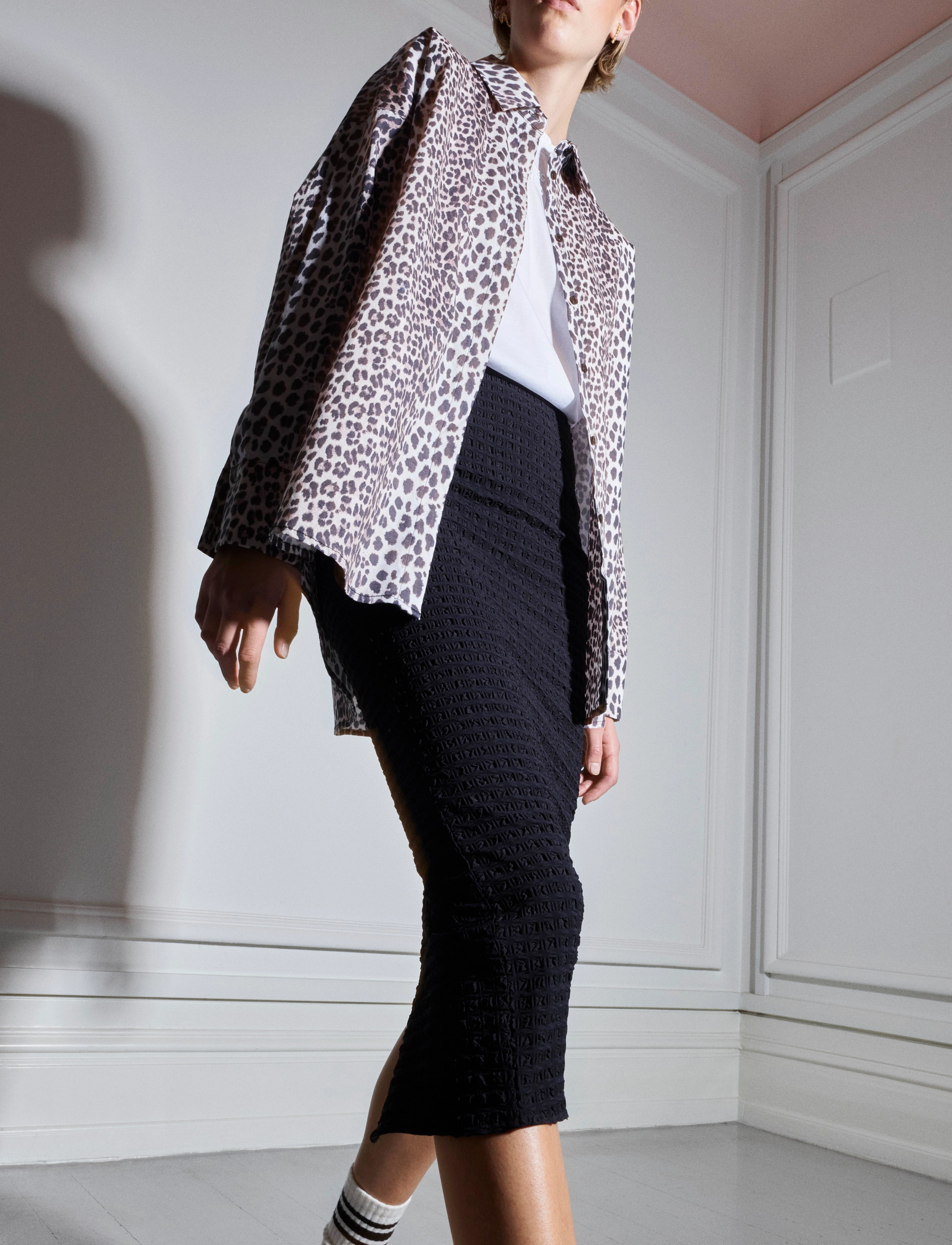 Notes du Nord - Venice Denim Jacket P - leopard - 2