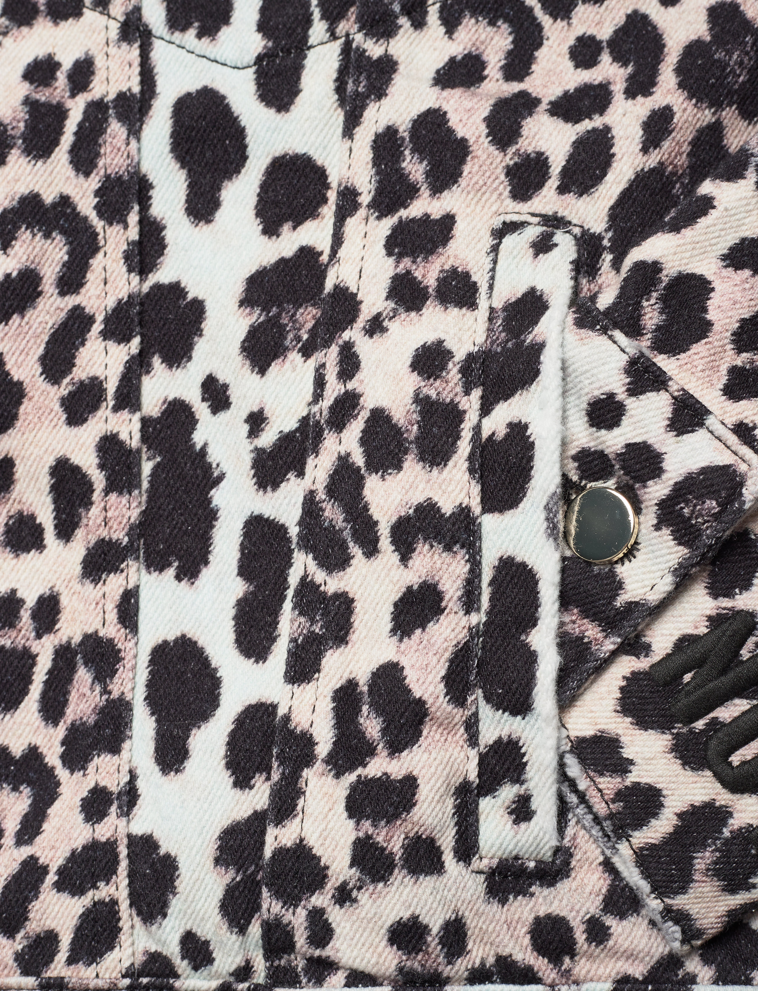 Notes du Nord - Venice Denim Jacket P - leopard - 4