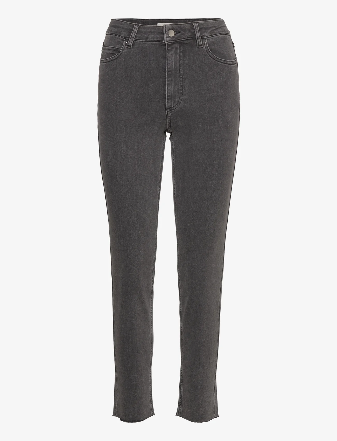 Notes du Nord - Diana Jeans - džinsa bikses ar taisnām starām - grey wash - 0