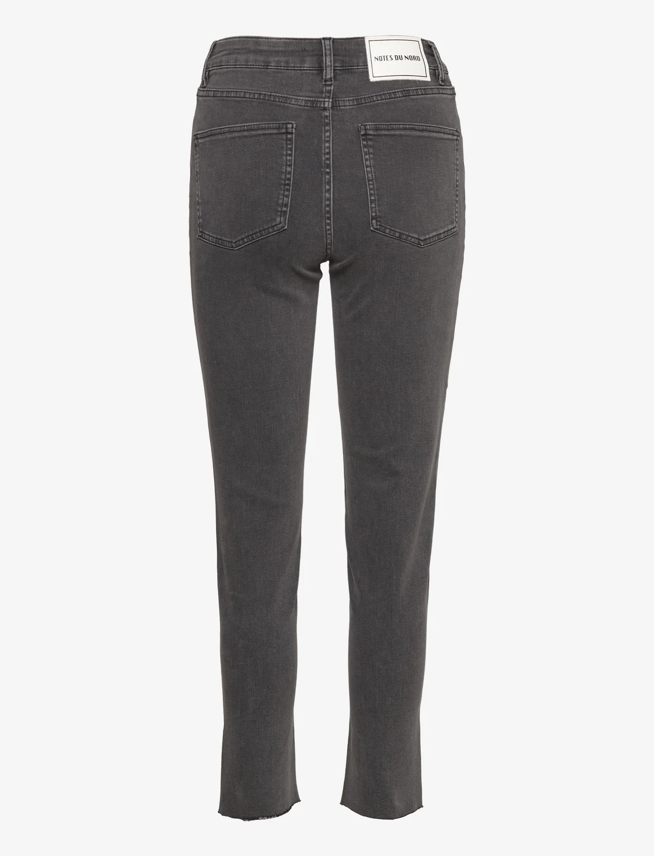 Notes du Nord - Diana Jeans - džinsa bikses ar taisnām starām - grey wash - 1