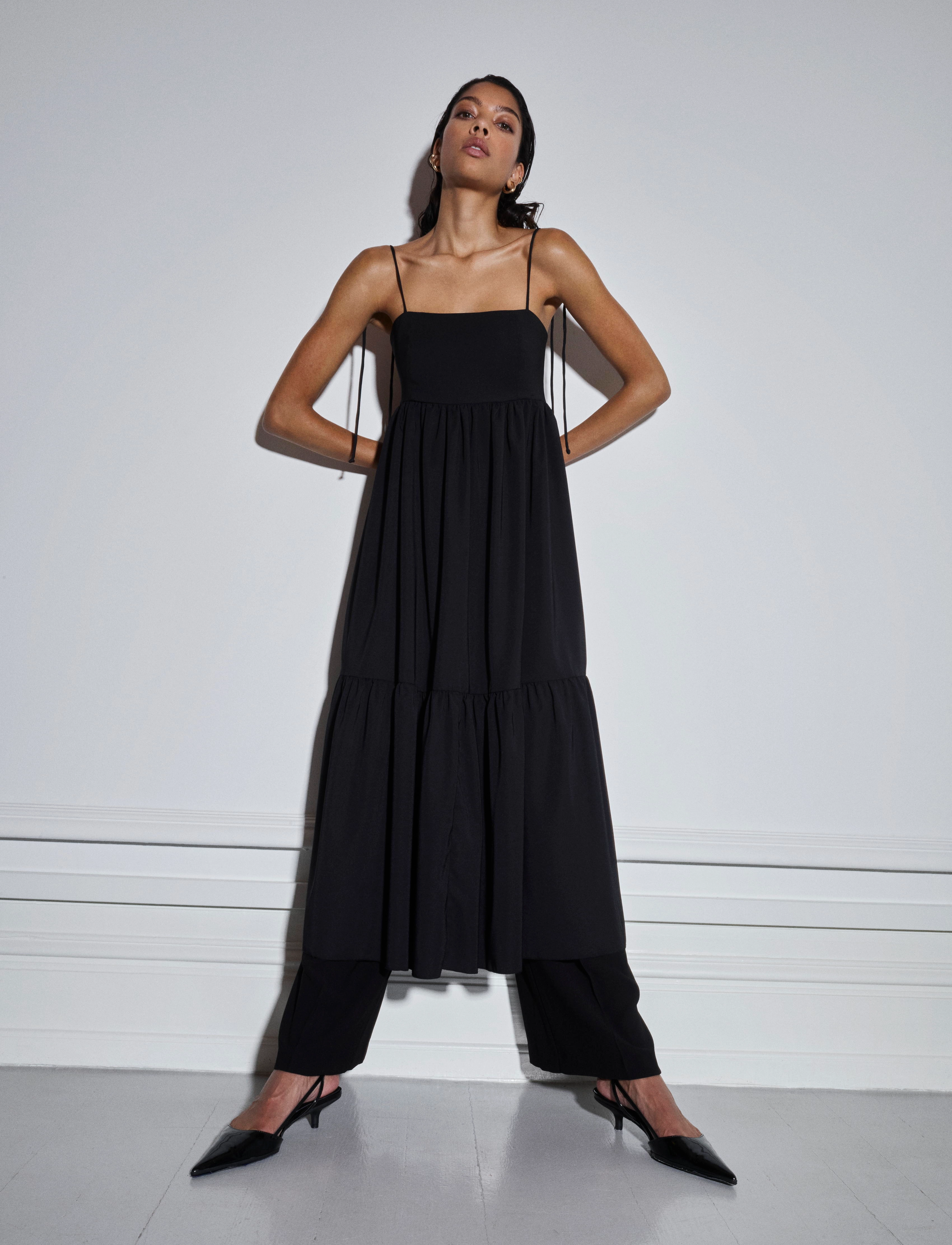 Notes du Nord Dakota Recycled Dress - Klänningar - NOIR / black