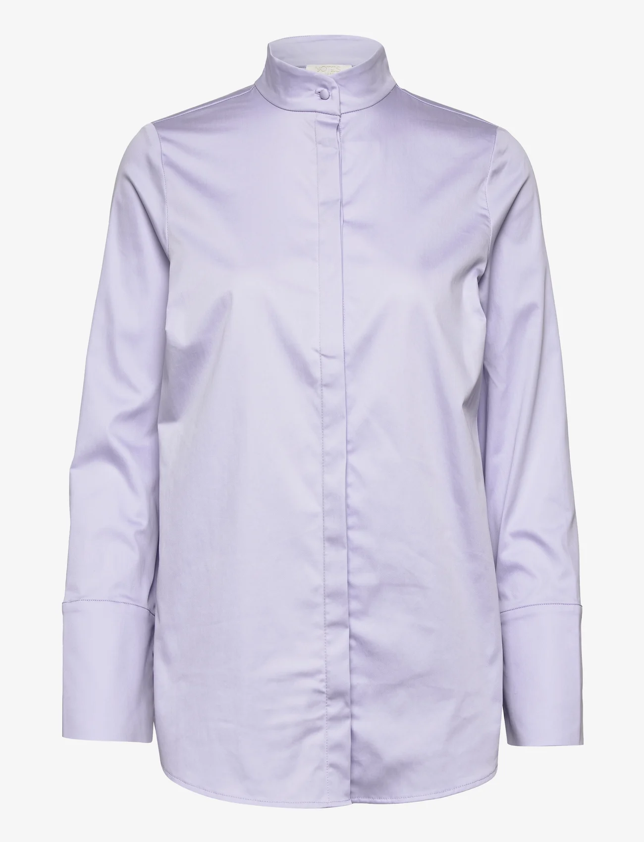 Notes du Nord - Davina Shirt - långärmade skjortor - lavender - 0
