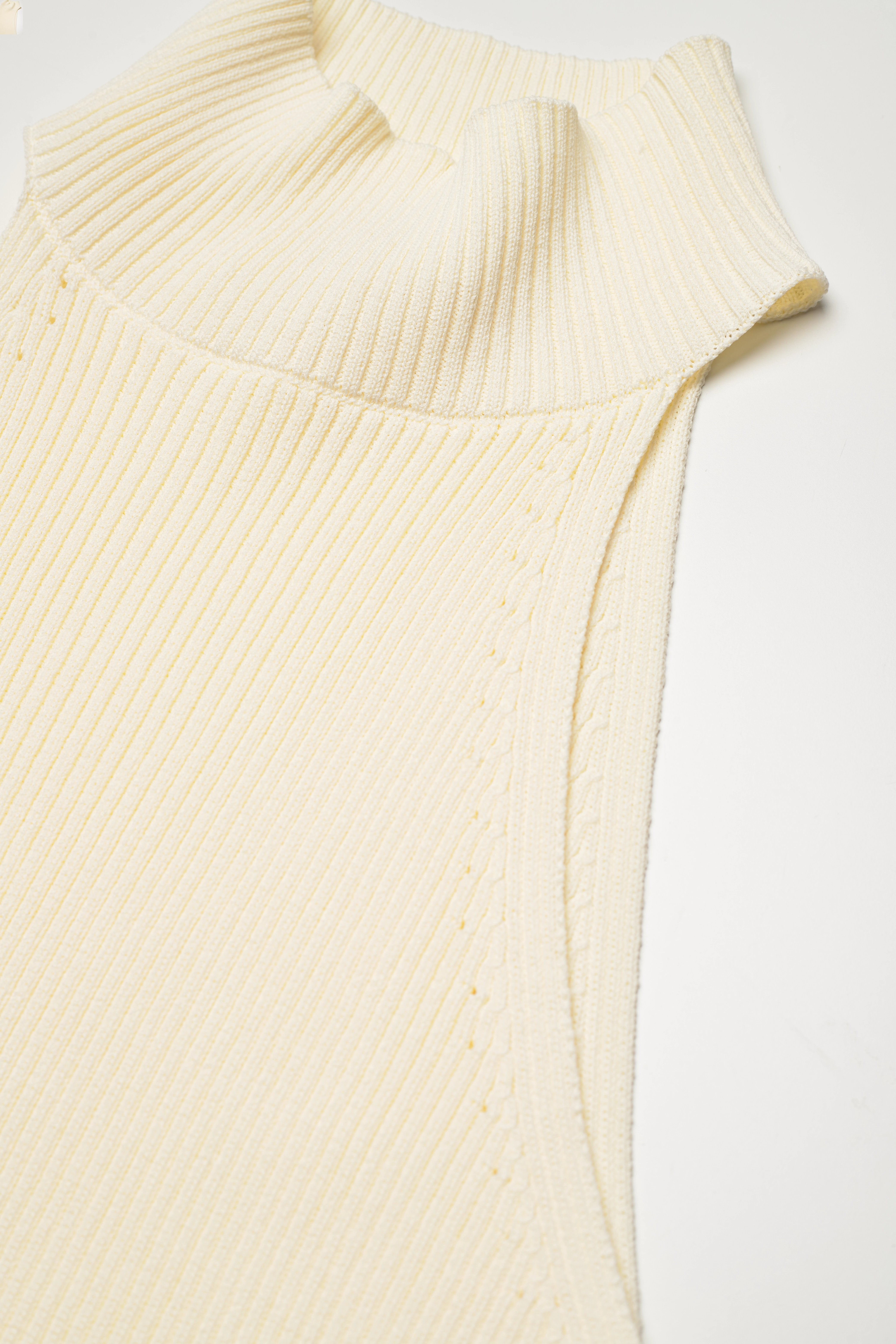 Notes du Nord - Dora Knitted Top - jumpers - buttercream - 3