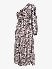Notes du Nord - Dassy One Shoulder Dress - festtøj til outletpriser - leopard - 1