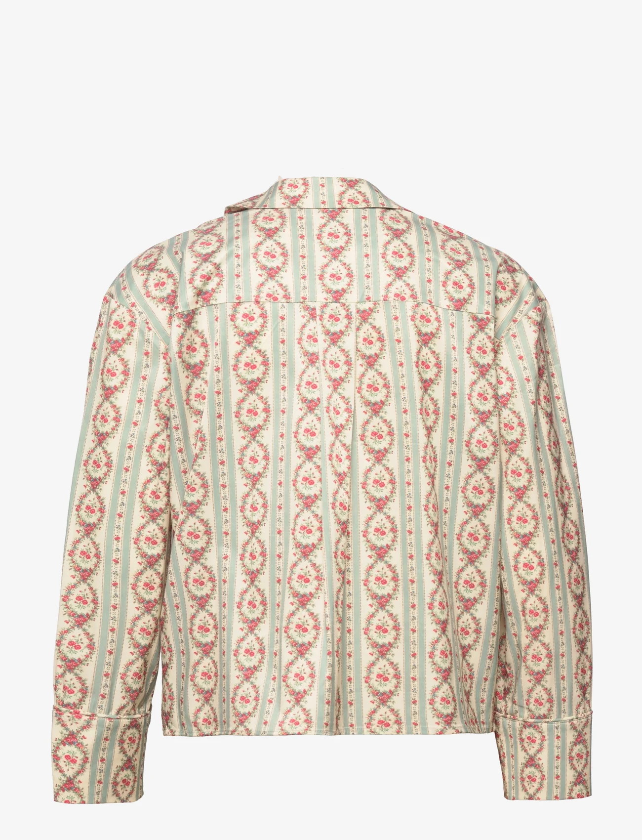 Notes du Nord - Erika Shirt - langärmlige hemden - flower stripe - 1