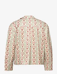 Notes du Nord - Erika Shirt - långärmade skjortor - flower stripe - 1