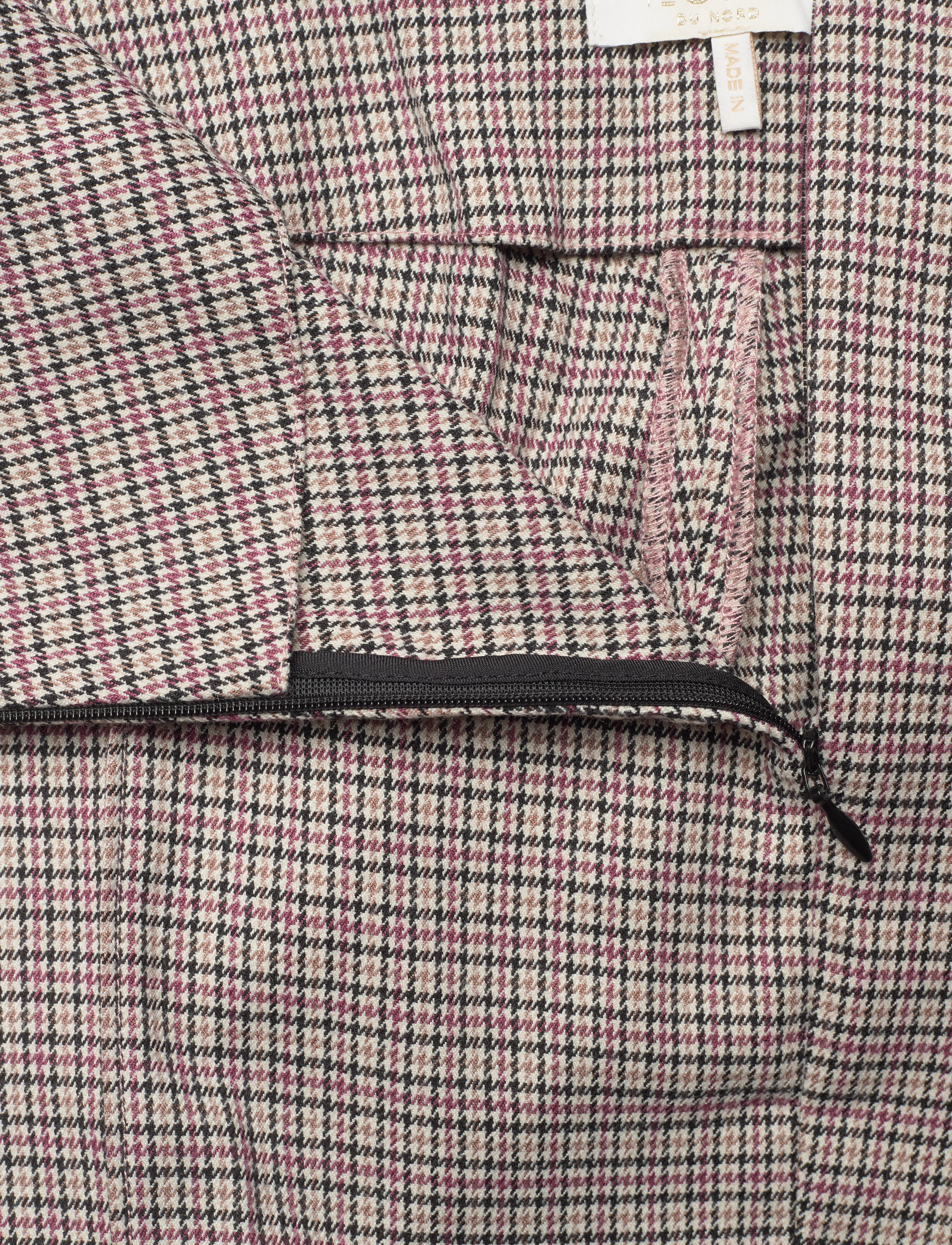 Notes du Nord - Emia Pants - slim fit trousers - checked - 2