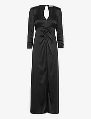 Notes du Nord - Fenya Organic Silk Drape Dress S - noir - 0