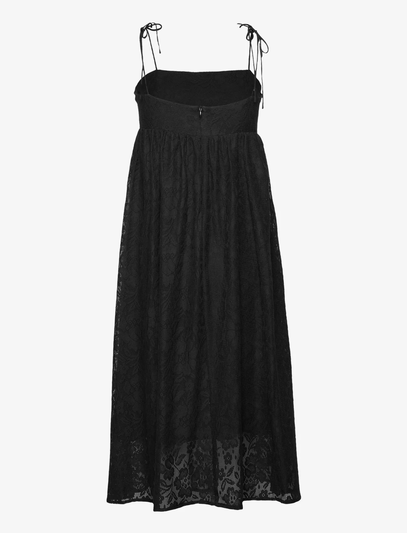 Notes du Nord - Faiza Dress - nėriniuotos suknelės - noir - 1