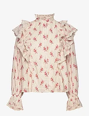 Notes du Nord - Filippa Shirt P - long-sleeved blouses - vintage rose - 0